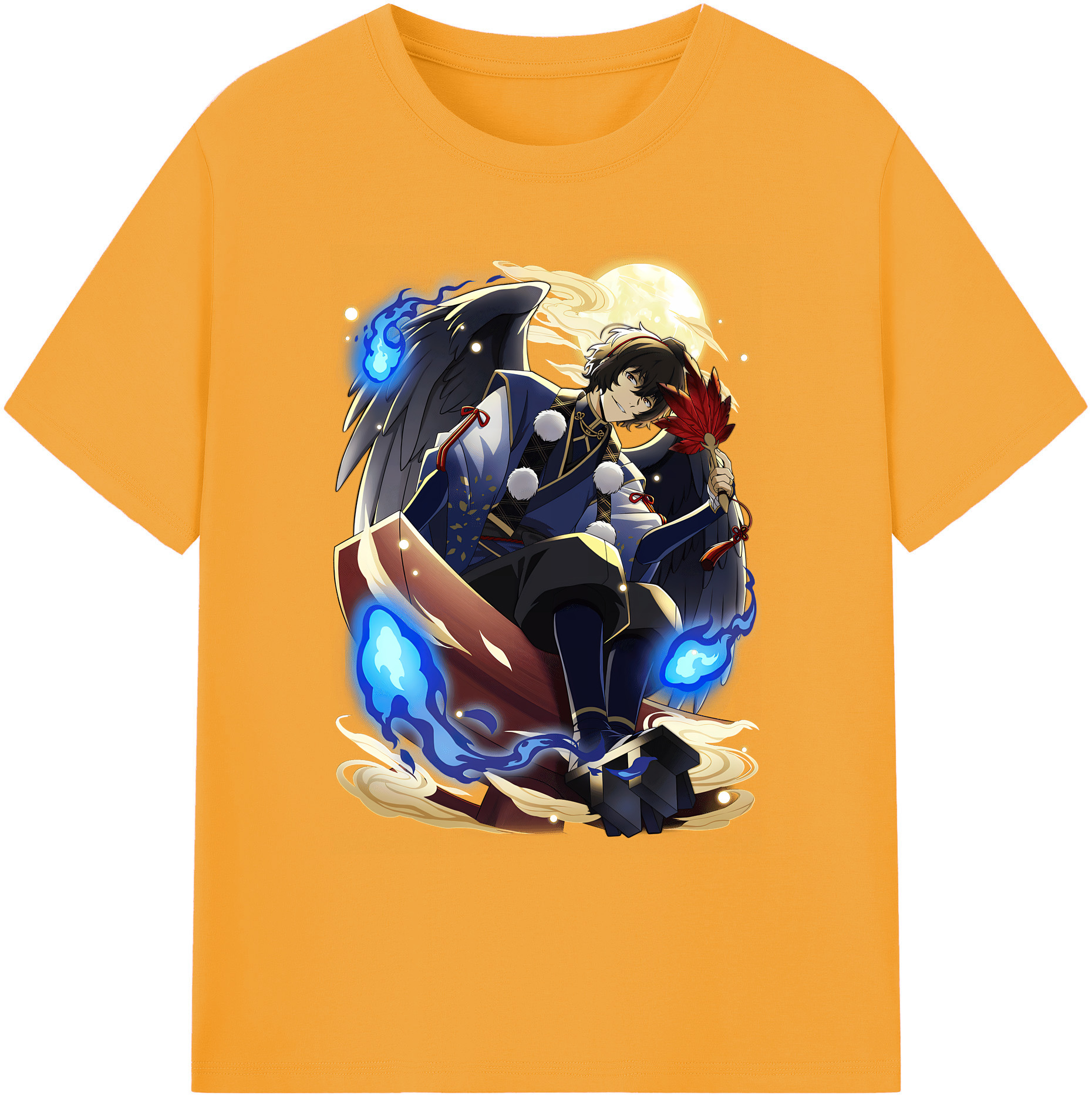 （画像用） 文豪ストレイドッグス Bungo Stray Dogs 綿100％ メンズ半袖Tシャツ｜肌触りやわらか＆通気性
