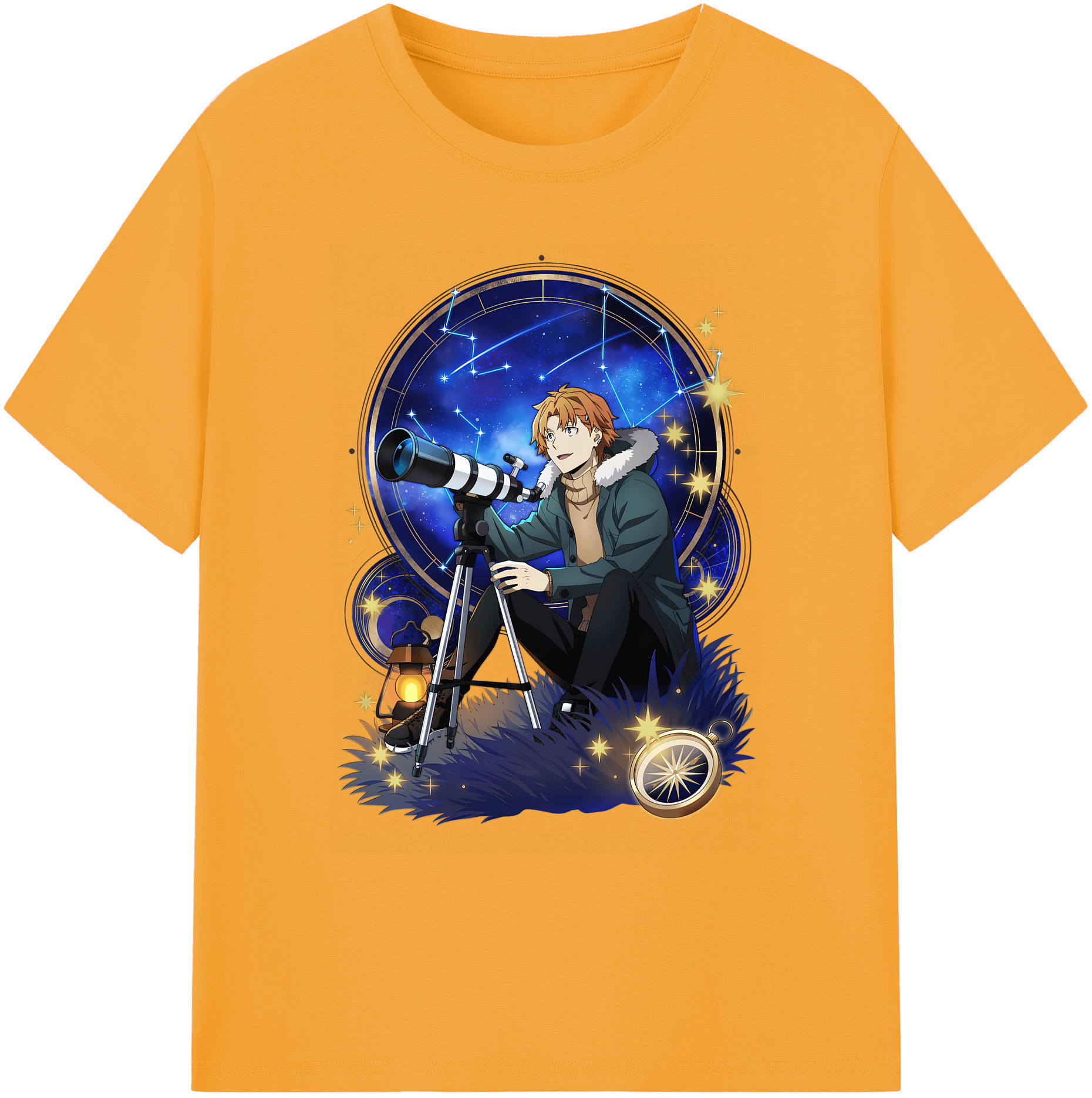 （画像用） 文豪ストレイドッグス Bungo Stray Dogs 綿100％ メンズ半袖Tシャツ｜肌触りやわらか＆通気性