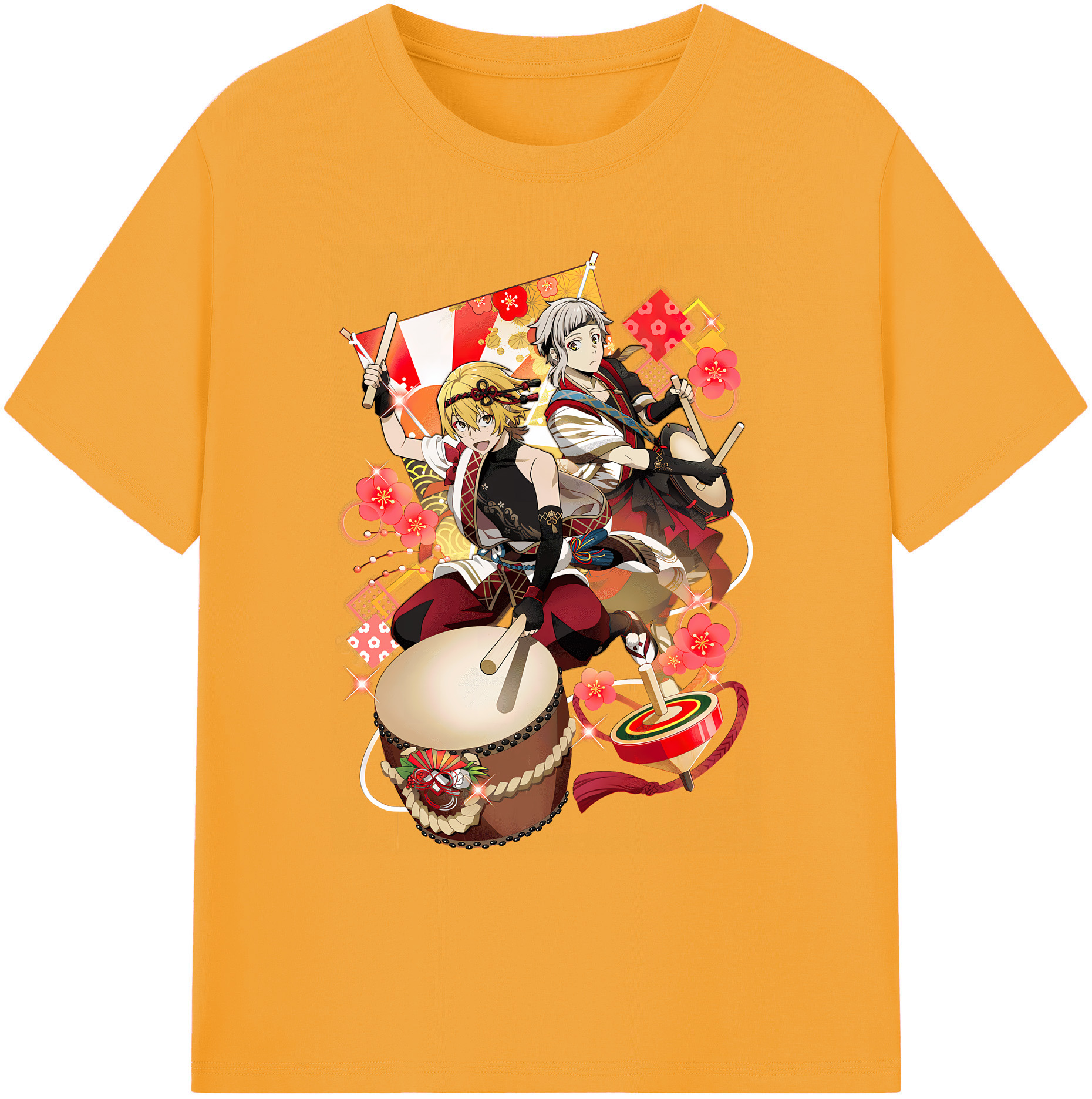 （画像用） 文豪ストレイドッグス Bungo Stray Dogs 綿100％ メンズ半袖Tシャツ｜肌触りやわらか＆通気性