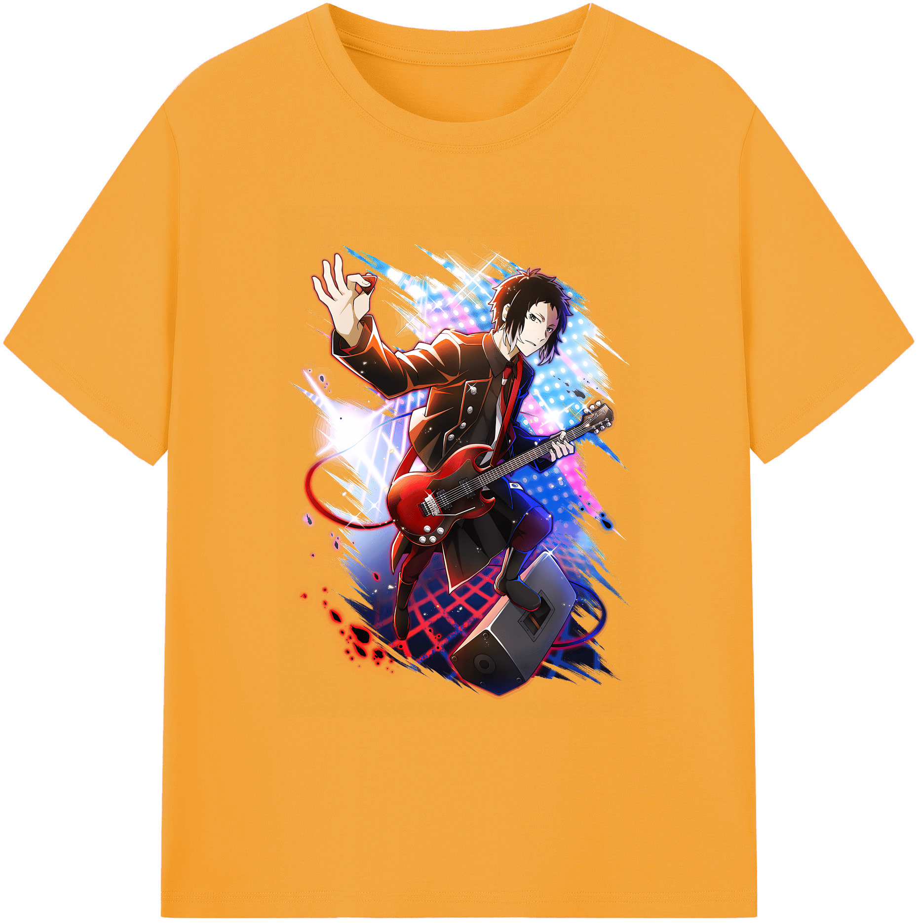 （画像用） 文豪ストレイドッグス Bungo Stray Dogs 綿100％ メンズ半袖Tシャツ｜肌触りやわらか＆通気性