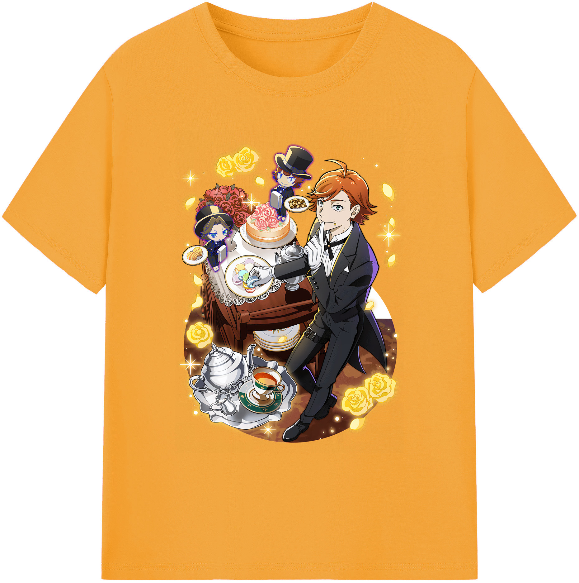 （画像用） 文豪ストレイドッグス Bungo Stray Dogs 綿100％ メンズ半袖Tシャツ｜肌触りやわらか＆通気性