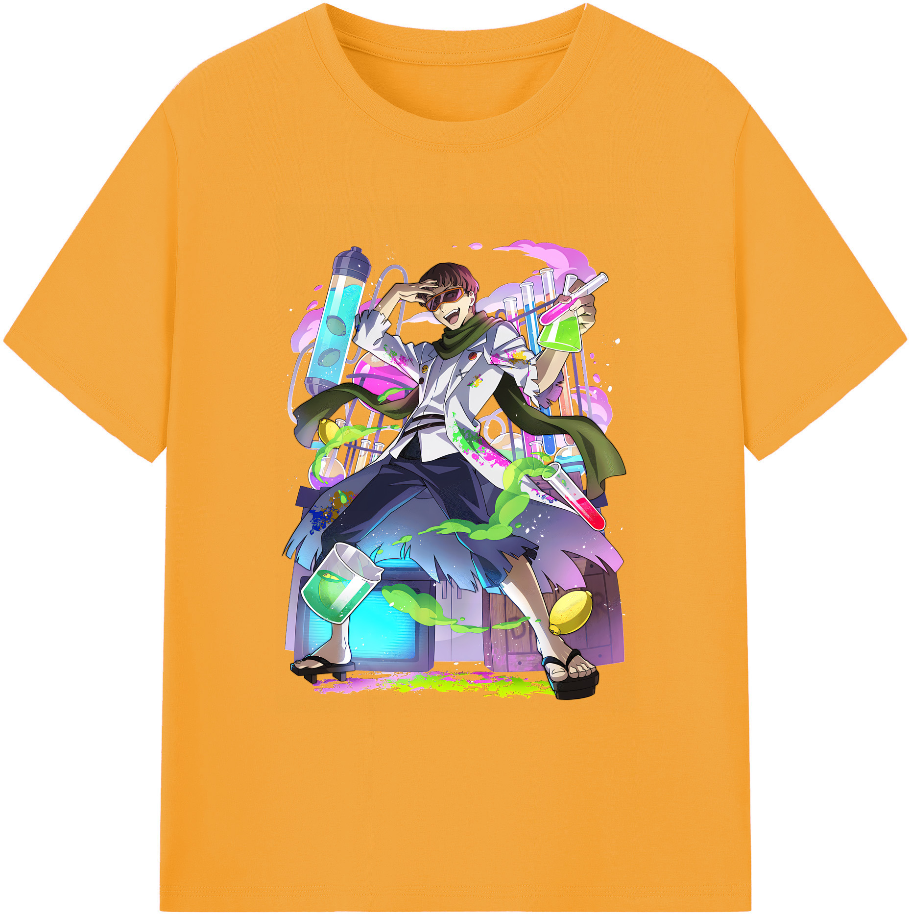 （画像用） 文豪ストレイドッグス Bungo Stray Dogs 綿100％ メンズ半袖Tシャツ｜肌触りやわらか＆通気性