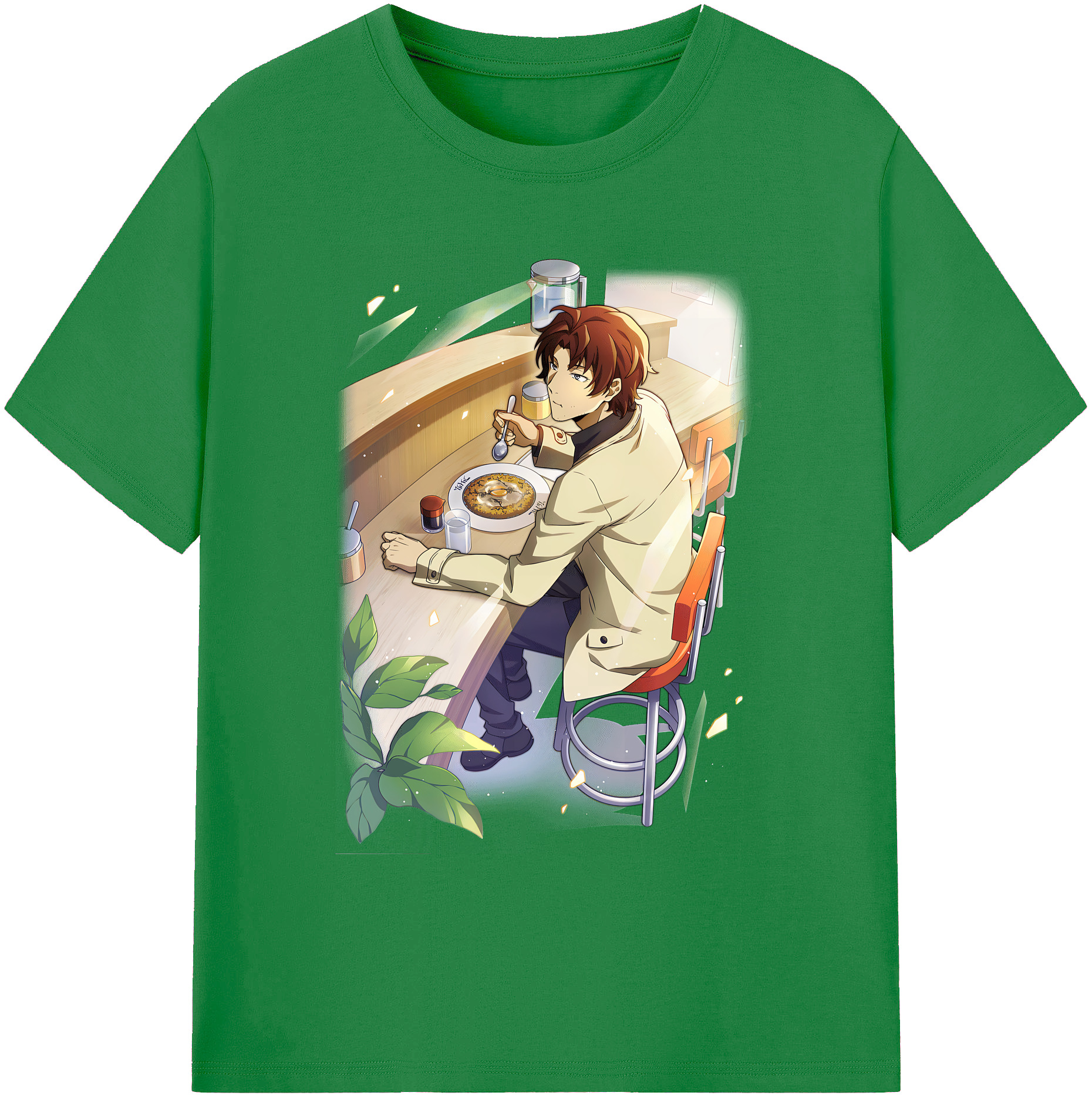 （画像用） 文豪ストレイドッグス Bungo Stray Dogs 綿100％ メンズ半袖Tシャツ｜肌触りやわらか＆通気性