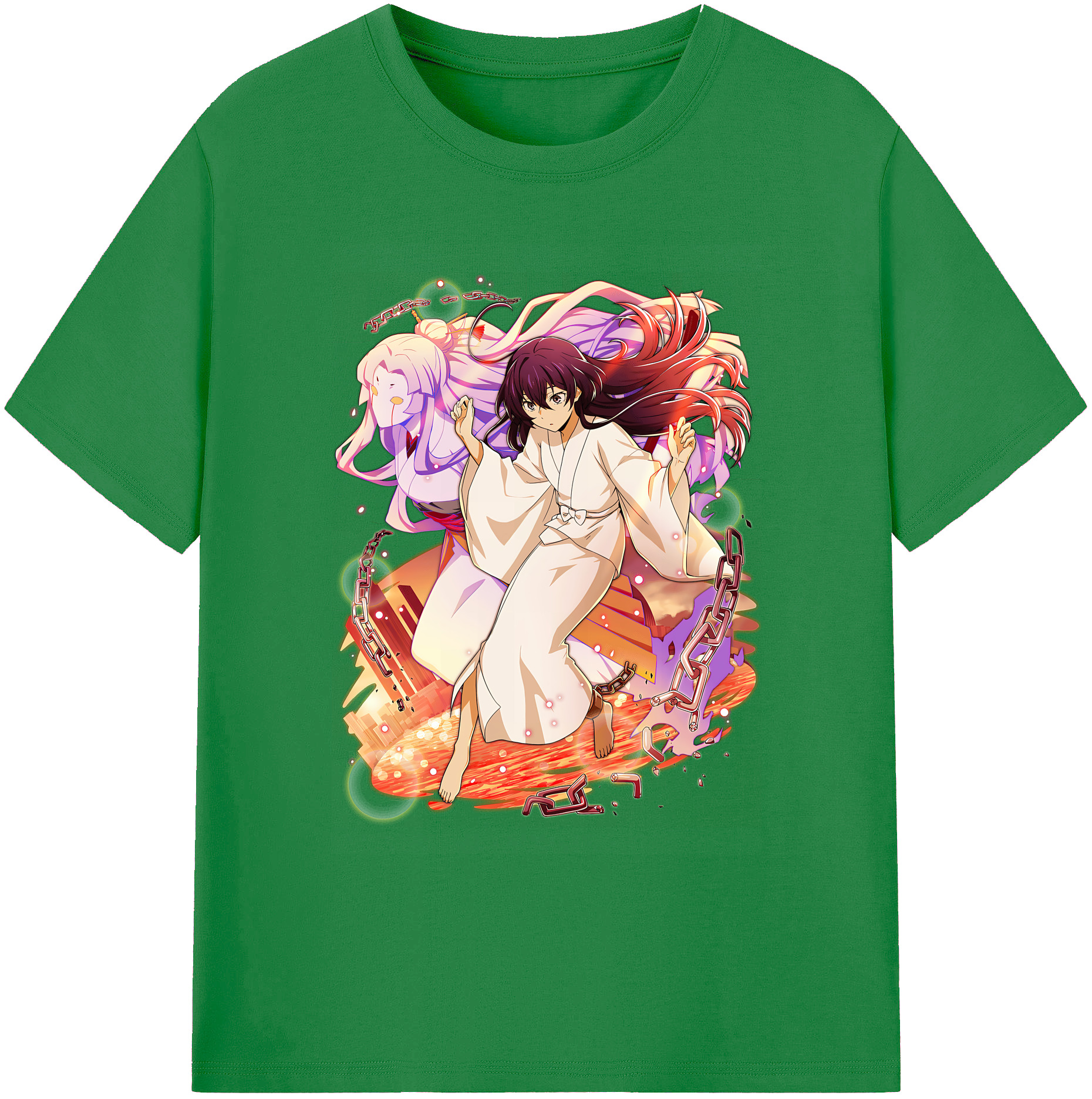 （画像用） 文豪ストレイドッグス Bungo Stray Dogs 綿100％ メンズ半袖Tシャツ｜肌触りやわらか＆通気性