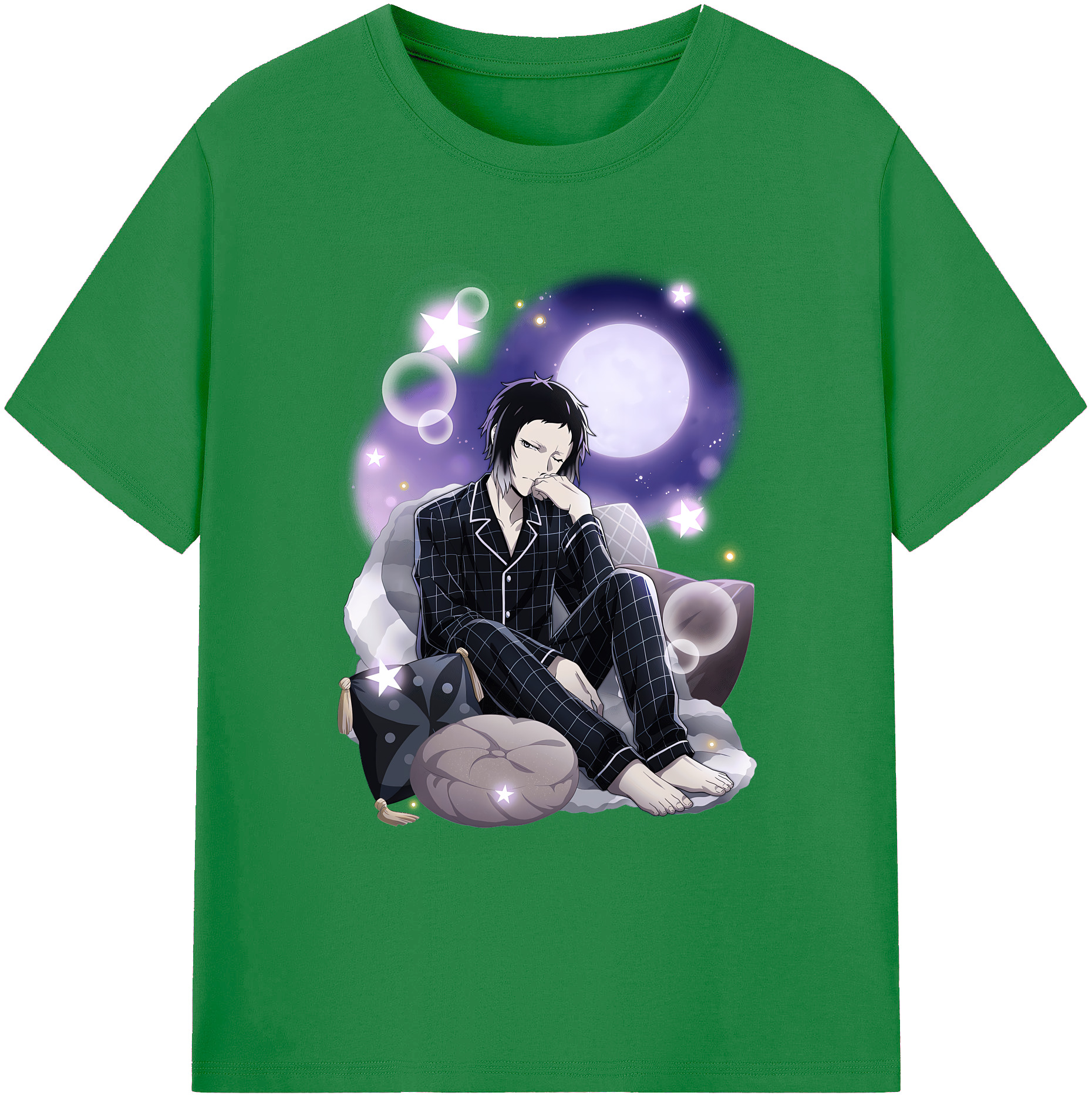 （画像用） 文豪ストレイドッグス Bungo Stray Dogs 綿100％ メンズ半袖Tシャツ｜肌触りやわらか＆通気性