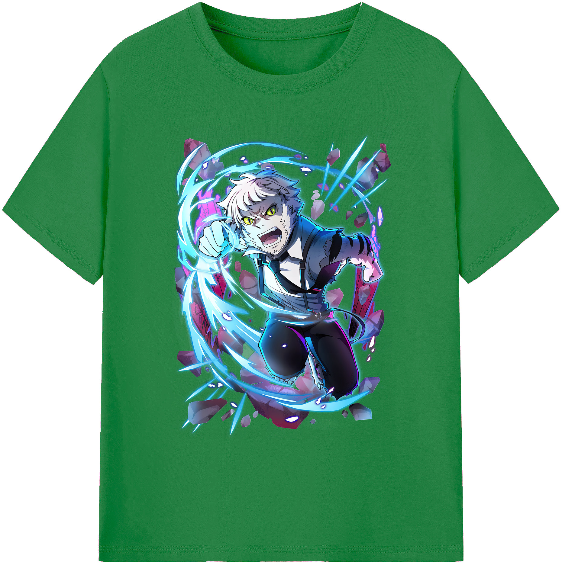 （画像用） 文豪ストレイドッグス Bungo Stray Dogs 綿100％ メンズ半袖Tシャツ｜肌触りやわらか＆通気性