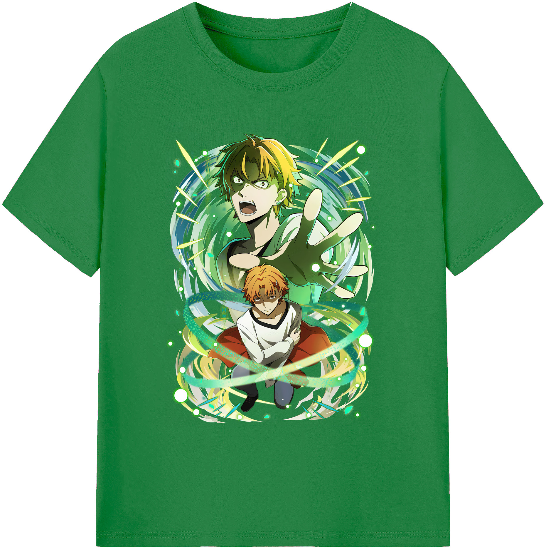 （画像用） 文豪ストレイドッグス Bungo Stray Dogs 綿100％ メンズ半袖Tシャツ｜肌触りやわらか＆通気性