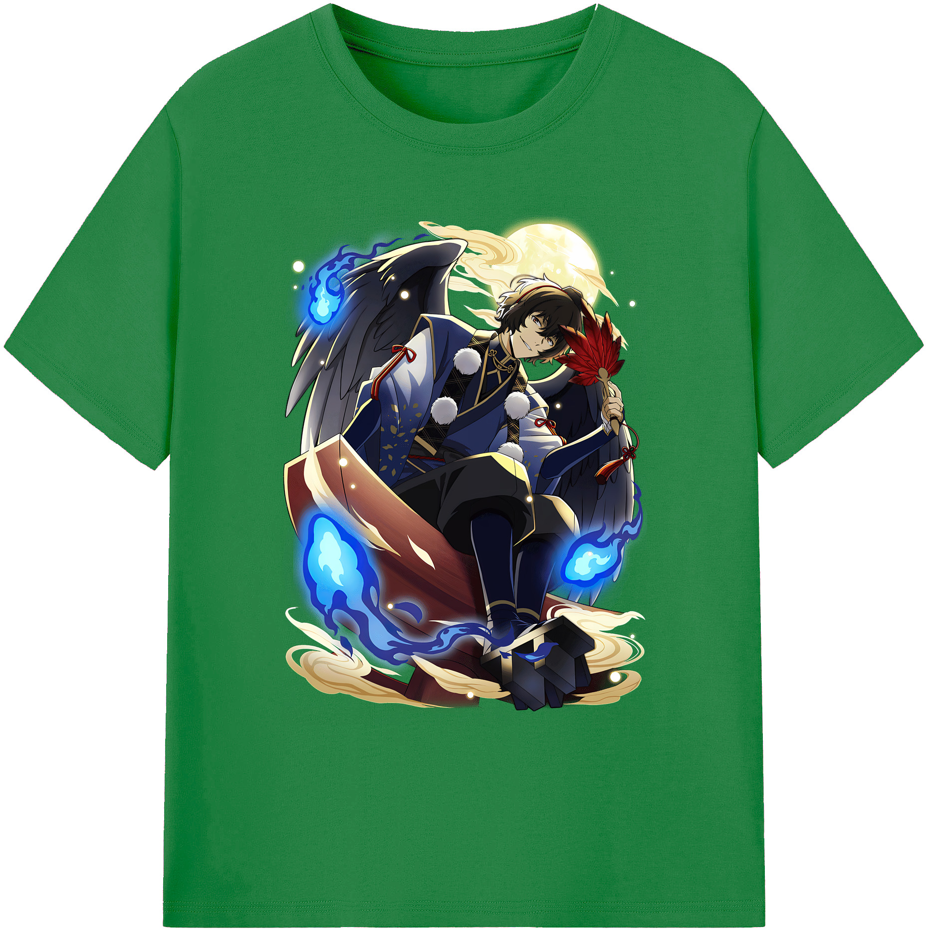 （画像用） 文豪ストレイドッグス Bungo Stray Dogs 綿100％ メンズ半袖Tシャツ｜肌触りやわらか＆通気性