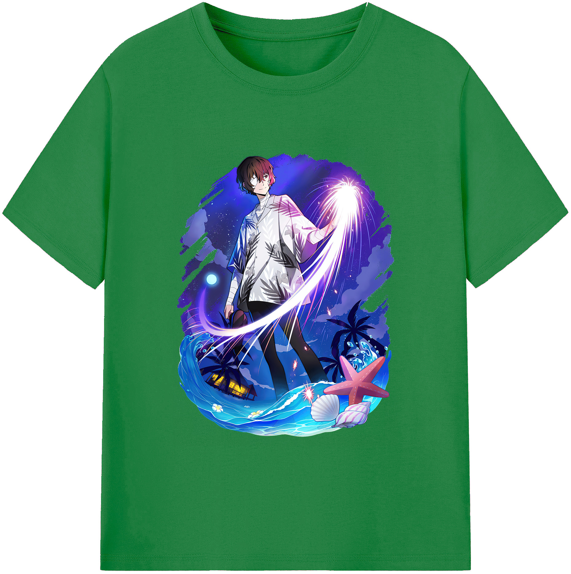 （画像用） 文豪ストレイドッグス Bungo Stray Dogs 綿100％ メンズ半袖Tシャツ｜肌触りやわらか＆通気性