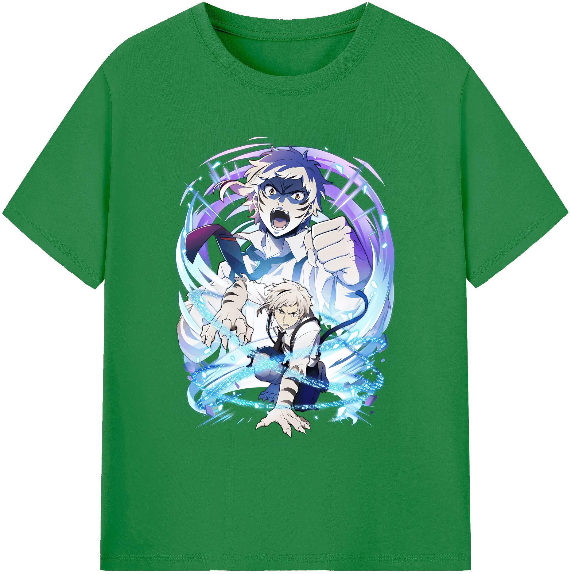 （画像用） 文豪ストレイドッグス Bungo Stray Dogs 綿100％ メンズ半袖Tシャツ｜肌触りやわらか＆通気性