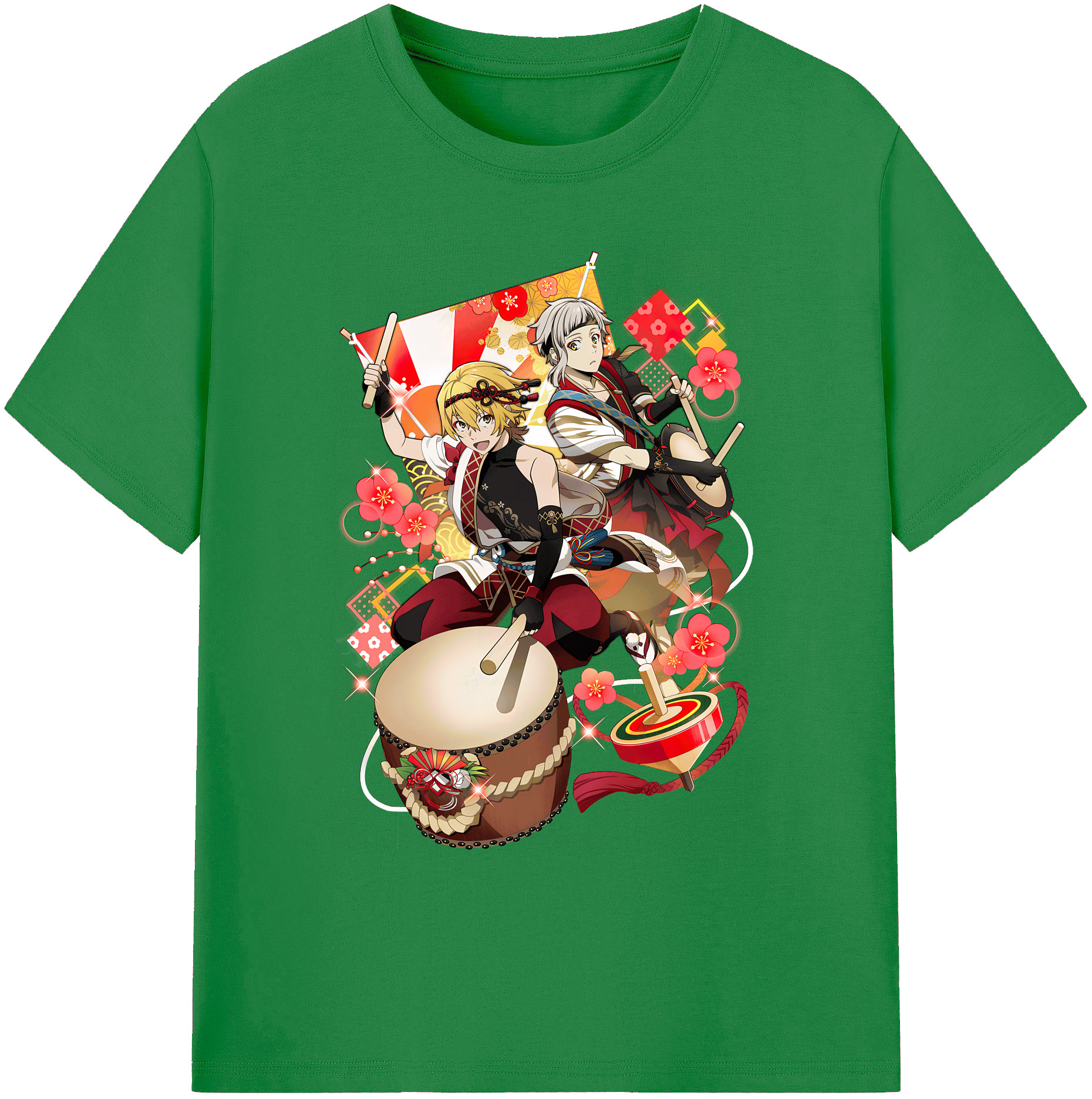 （画像用） 文豪ストレイドッグス Bungo Stray Dogs 綿100％ メンズ半袖Tシャツ｜肌触りやわらか＆通気性