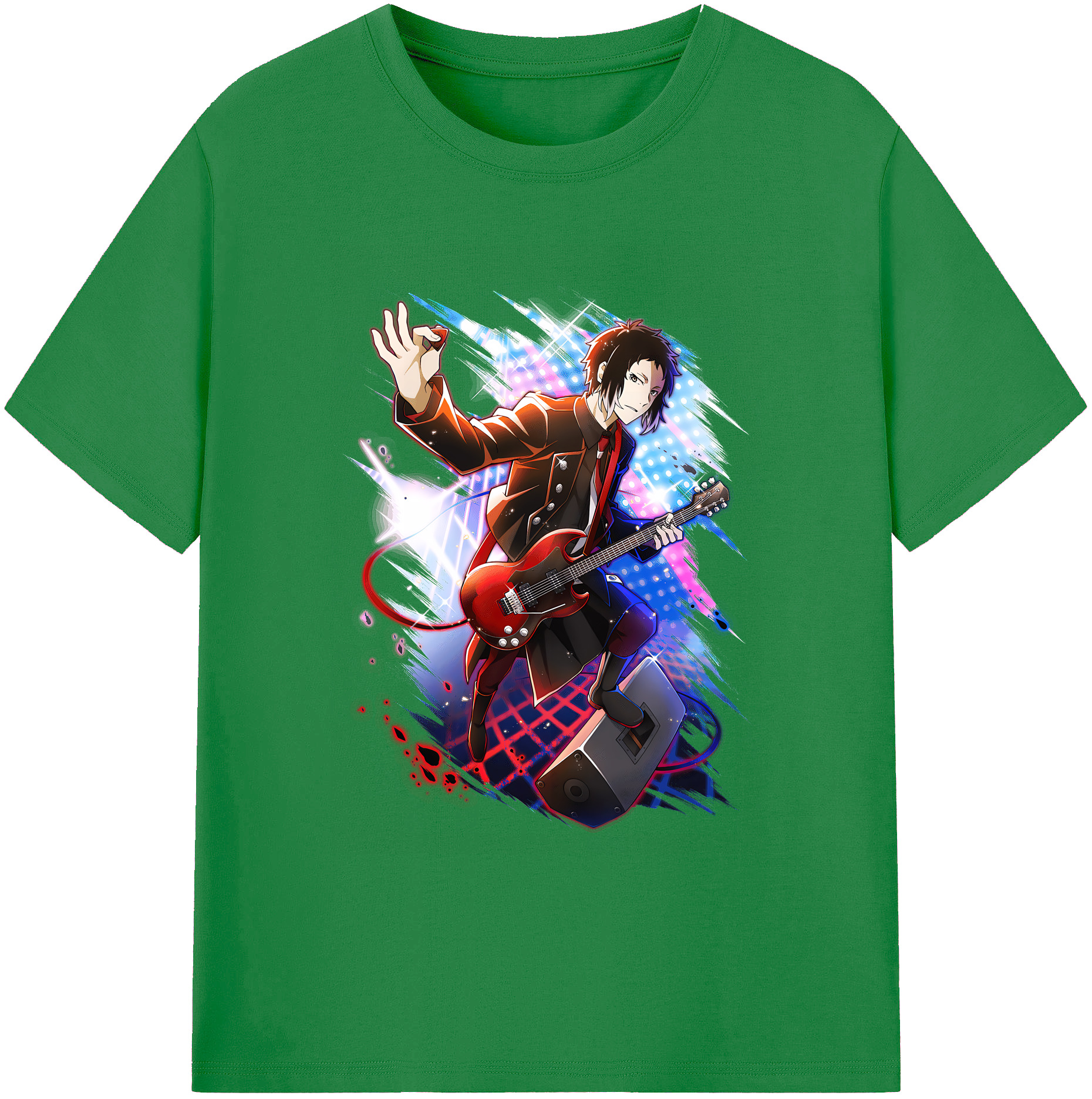 （画像用） 文豪ストレイドッグス Bungo Stray Dogs 綿100％ メンズ半袖Tシャツ｜肌触りやわらか＆通気性