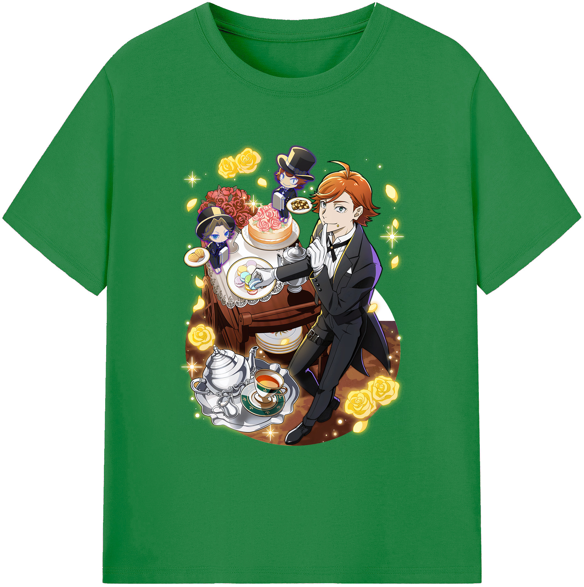 （画像用） 文豪ストレイドッグス Bungo Stray Dogs 綿100％ メンズ半袖Tシャツ｜肌触りやわらか＆通気性
