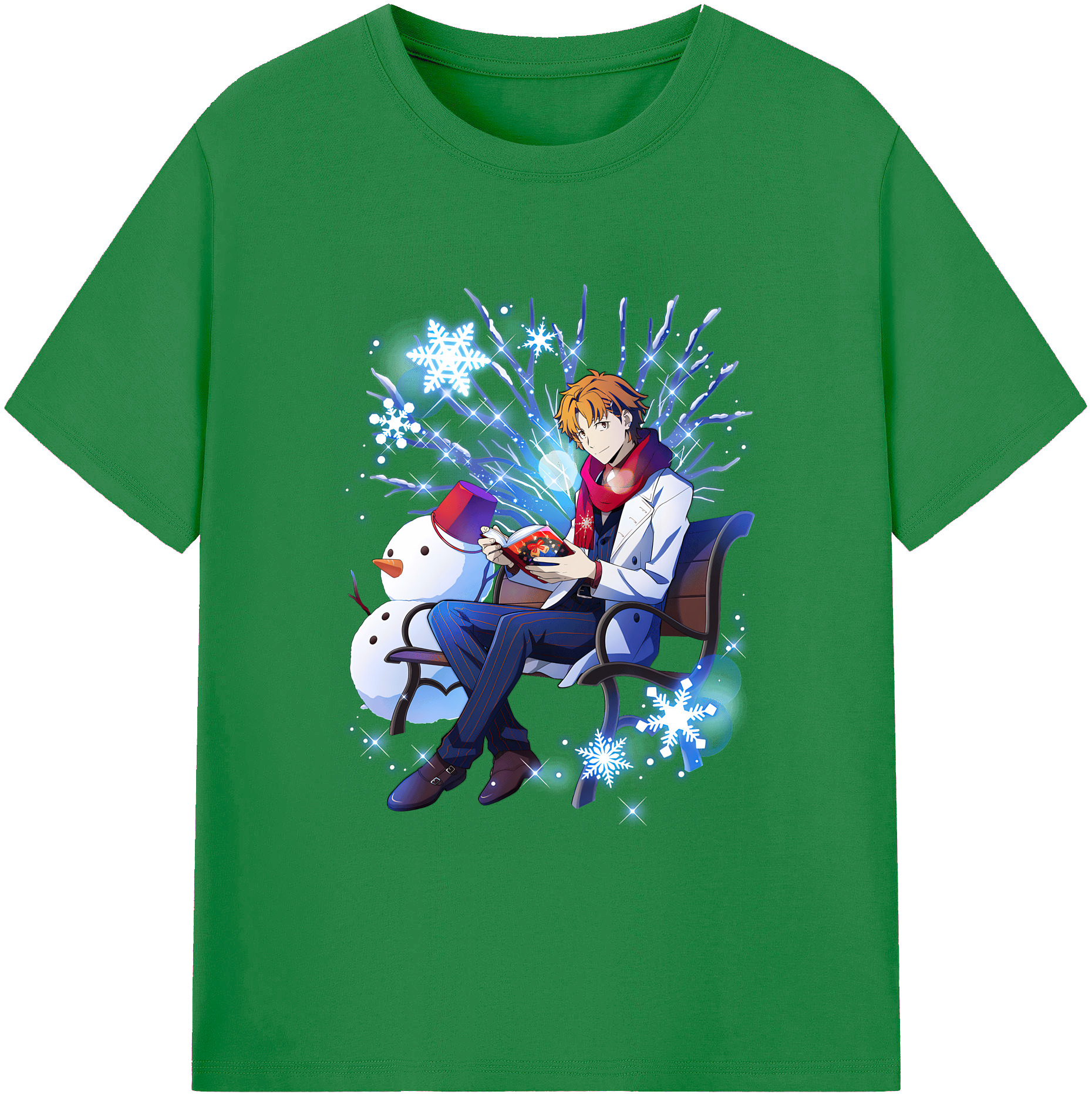 （画像用） 文豪ストレイドッグス Bungo Stray Dogs 綿100％ メンズ半袖Tシャツ｜肌触りやわらか＆通気性