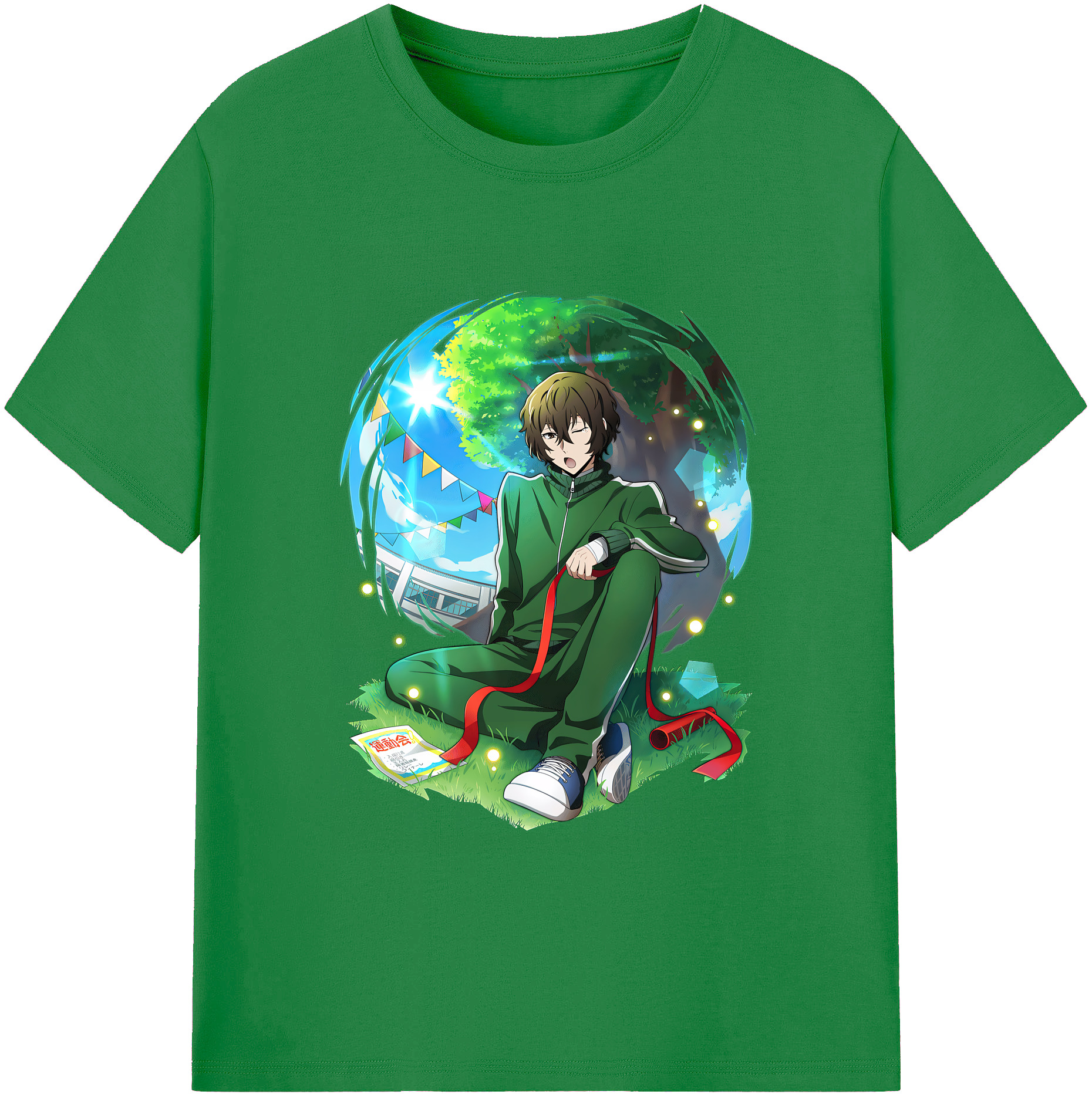 （画像用） 文豪ストレイドッグス Bungo Stray Dogs 綿100％ メンズ半袖Tシャツ｜肌触りやわらか＆通気性