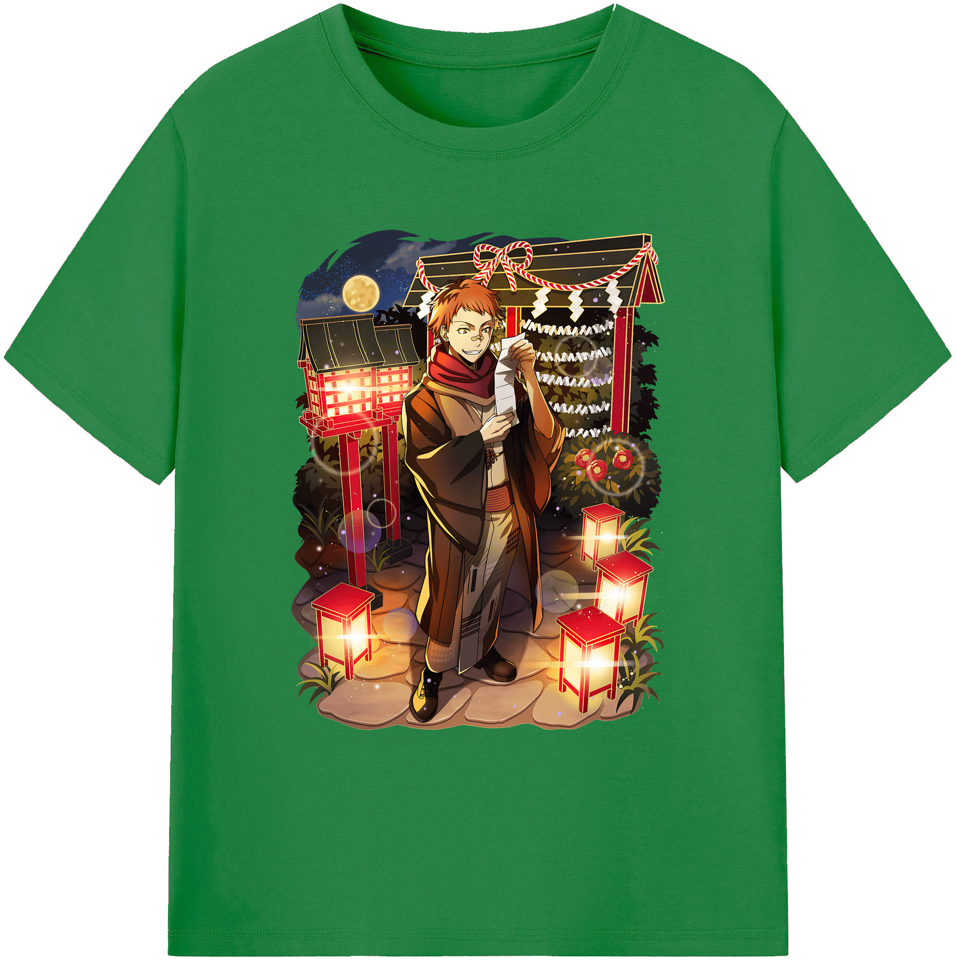 （画像用） 文豪ストレイドッグス Bungo Stray Dogs 綿100％ メンズ半袖Tシャツ｜肌触りやわらか＆通気性