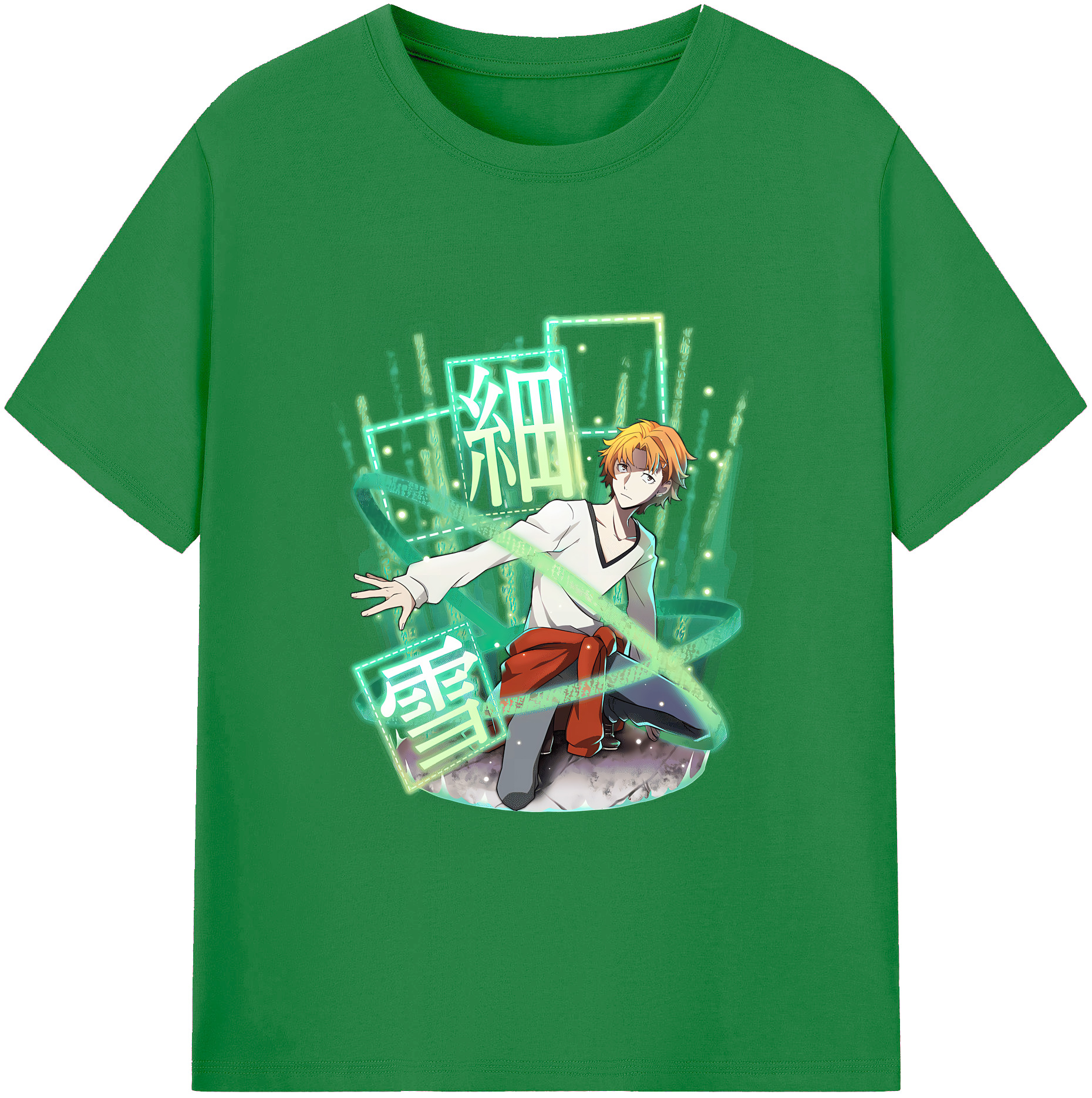 （画像用） 文豪ストレイドッグス Bungo Stray Dogs 綿100％ メンズ半袖Tシャツ｜肌触りやわらか＆通気性