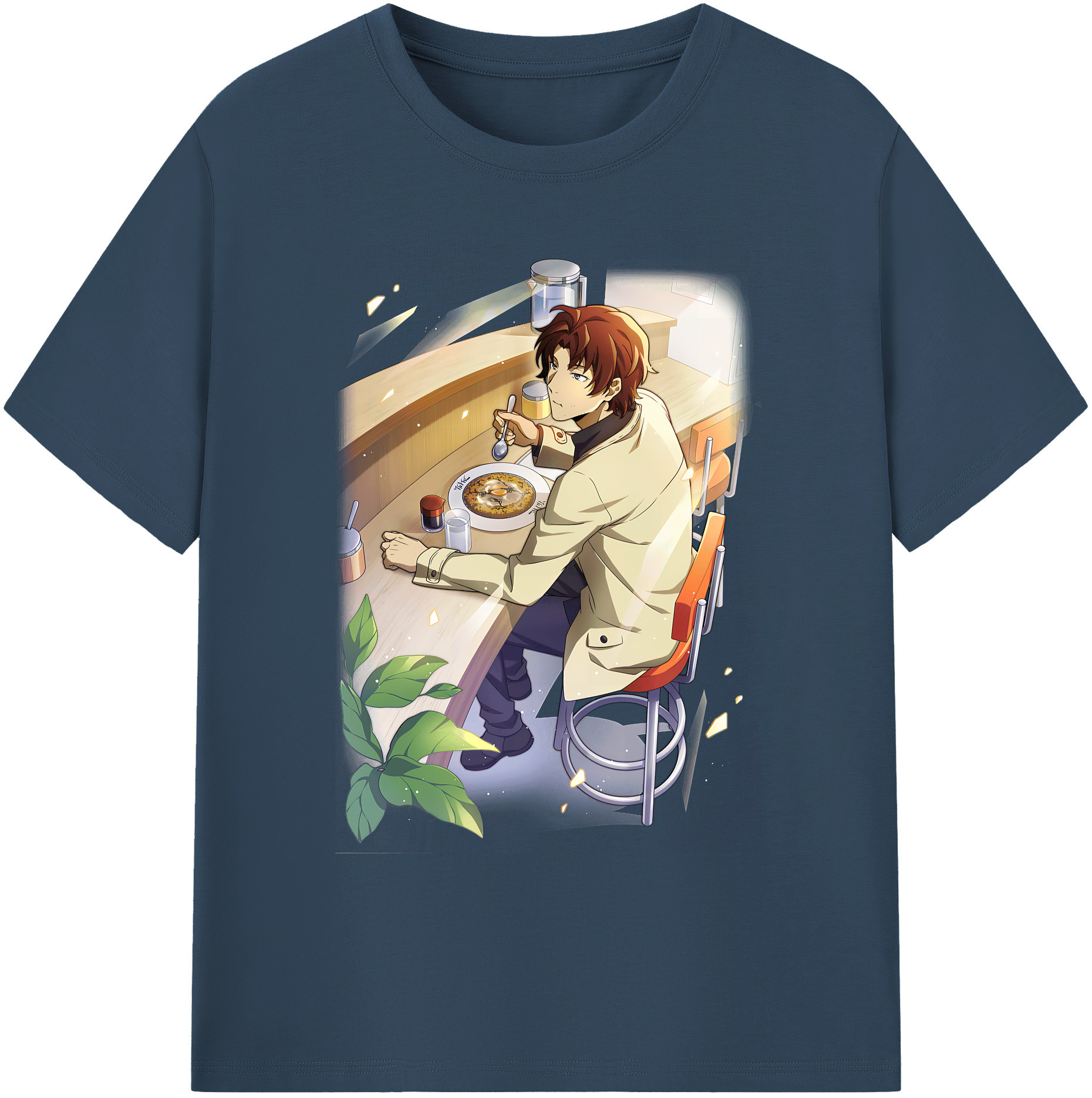 （画像用） 文豪ストレイドッグス Bungo Stray Dogs 綿100％ メンズ半袖Tシャツ｜肌触りやわらか＆通気性