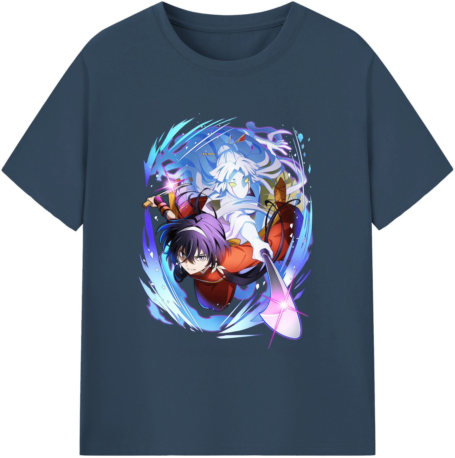 （画像用） 文豪ストレイドッグス Bungo Stray Dogs 綿100％ メンズ半袖Tシャツ｜肌触りやわらか＆通気性