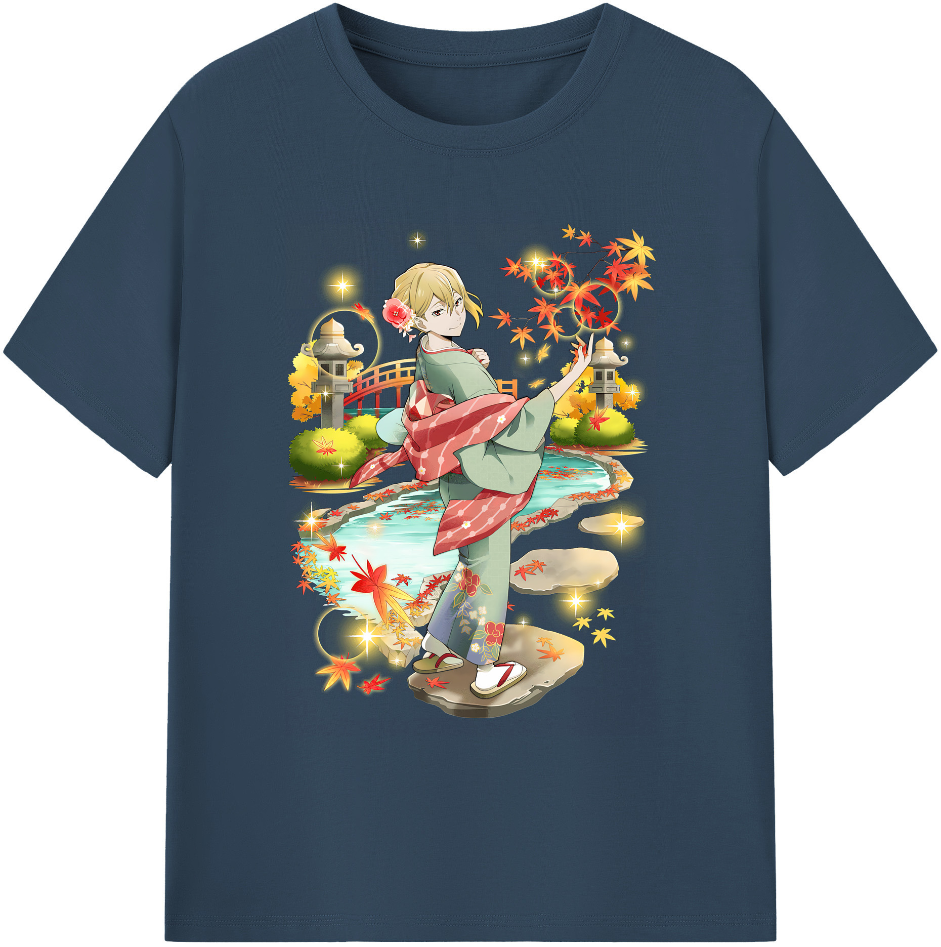 （画像用） 文豪ストレイドッグス Bungo Stray Dogs 綿100％ メンズ半袖Tシャツ｜肌触りやわらか＆通気性