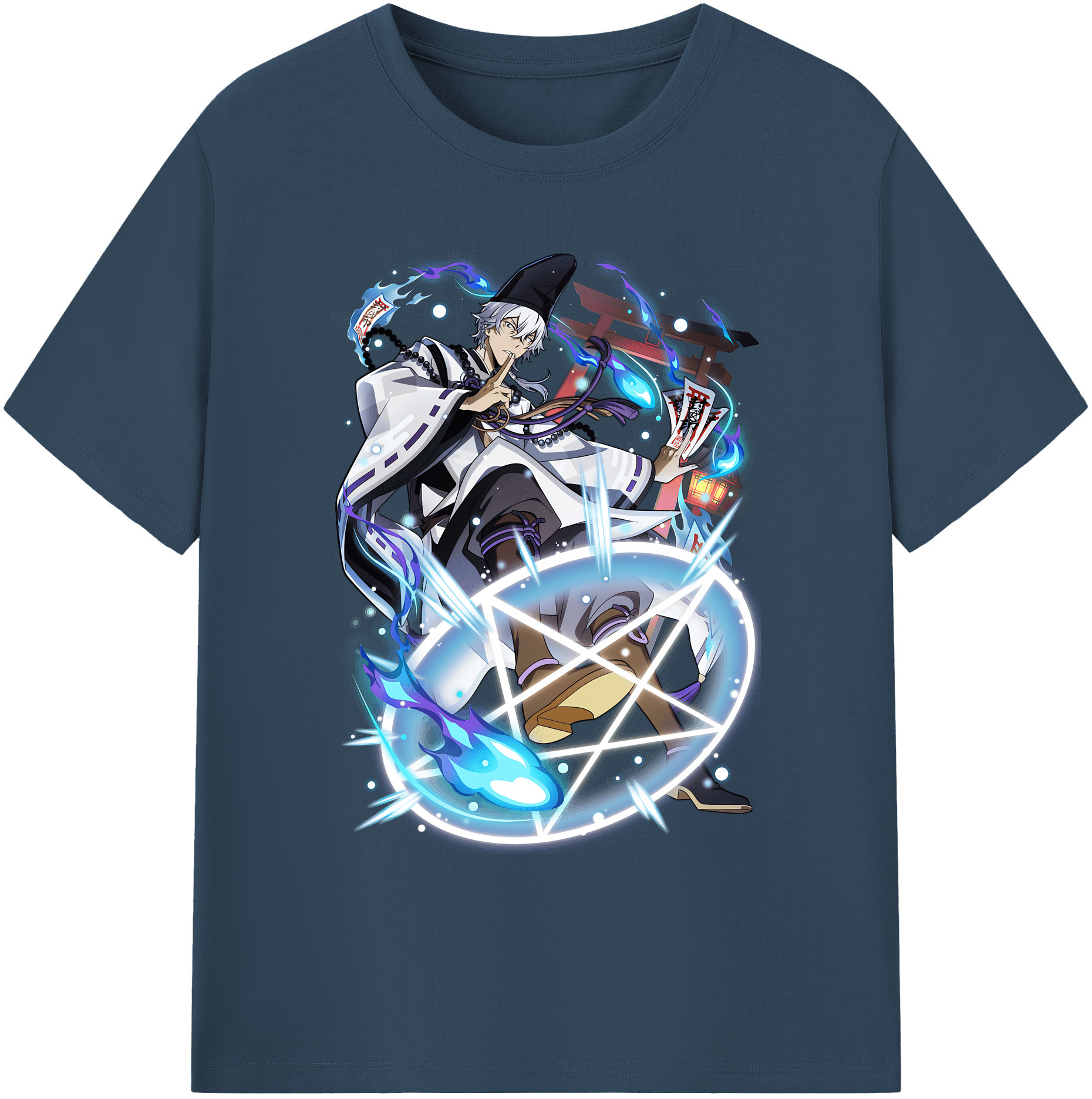 （画像用） 文豪ストレイドッグス Bungo Stray Dogs 綿100％ メンズ半袖Tシャツ｜肌触りやわらか＆通気性