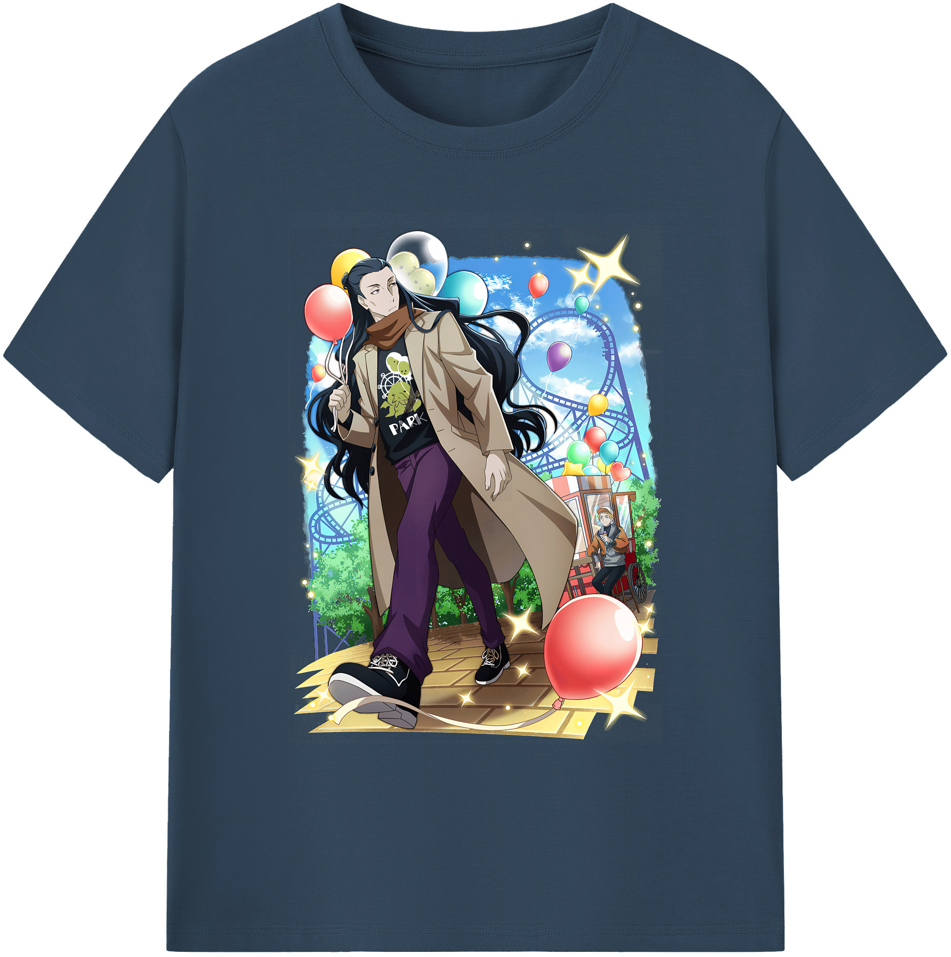 （画像用） 文豪ストレイドッグス Bungo Stray Dogs 綿100％ メンズ半袖Tシャツ｜肌触りやわらか＆通気性