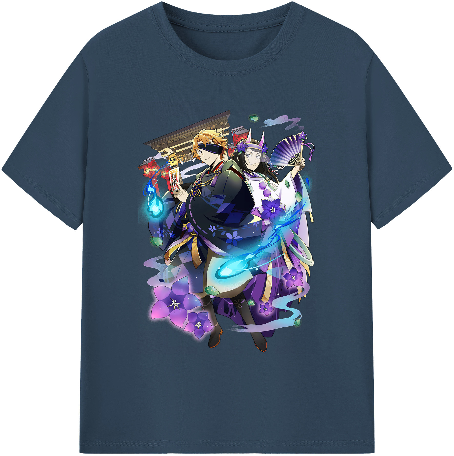 （画像用） 文豪ストレイドッグス Bungo Stray Dogs 綿100％ メンズ半袖Tシャツ｜肌触りやわらか＆通気性