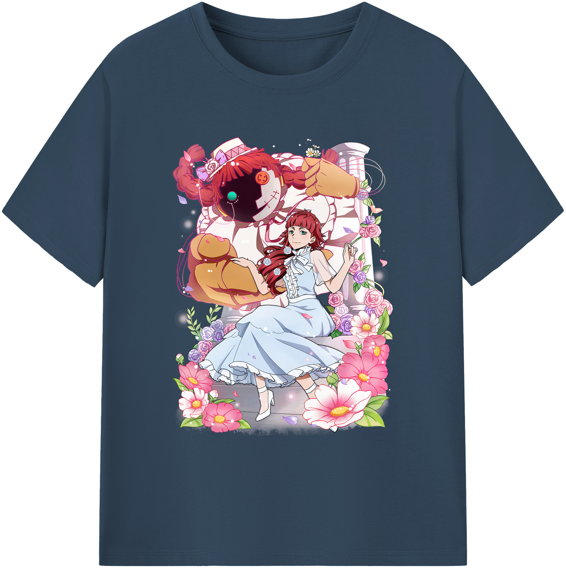 （画像用） 文豪ストレイドッグス Bungo Stray Dogs 綿100％ メンズ半袖Tシャツ｜肌触りやわらか＆通気性