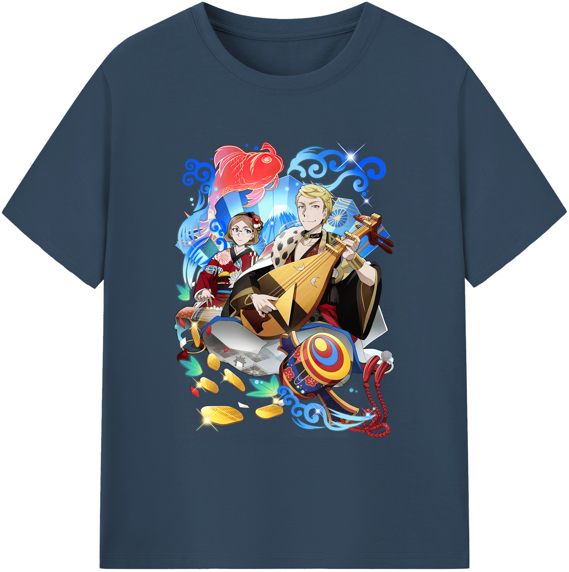 （画像用） 文豪ストレイドッグス Bungo Stray Dogs 綿100％ メンズ半袖Tシャツ｜肌触りやわらか＆通気性