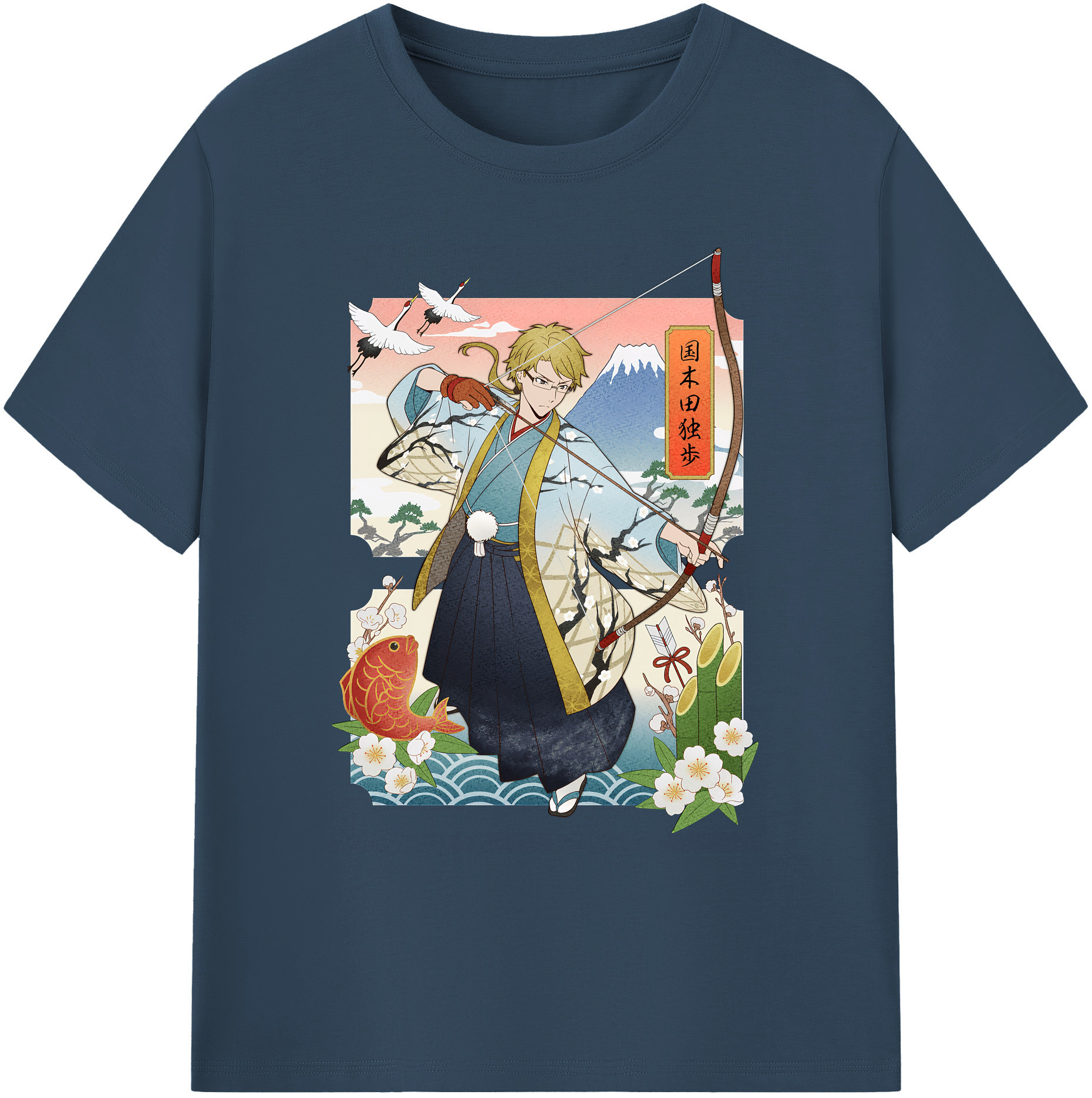 （画像用） 文豪ストレイドッグス Bungo Stray Dogs 綿100％ メンズ半袖Tシャツ｜肌触りやわらか＆通気性