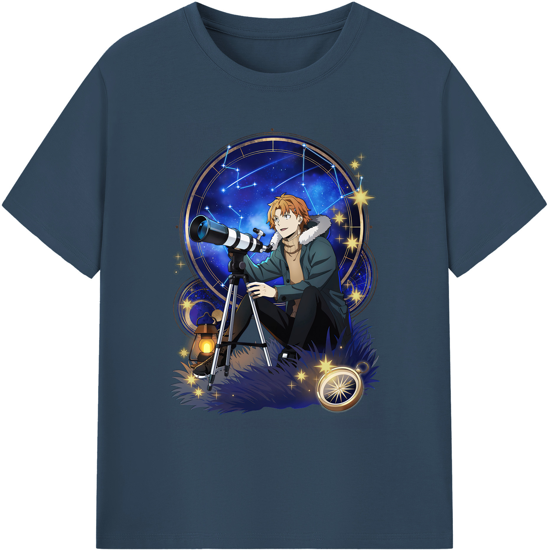 （画像用） 文豪ストレイドッグス Bungo Stray Dogs 綿100％ メンズ半袖Tシャツ｜肌触りやわらか＆通気性
