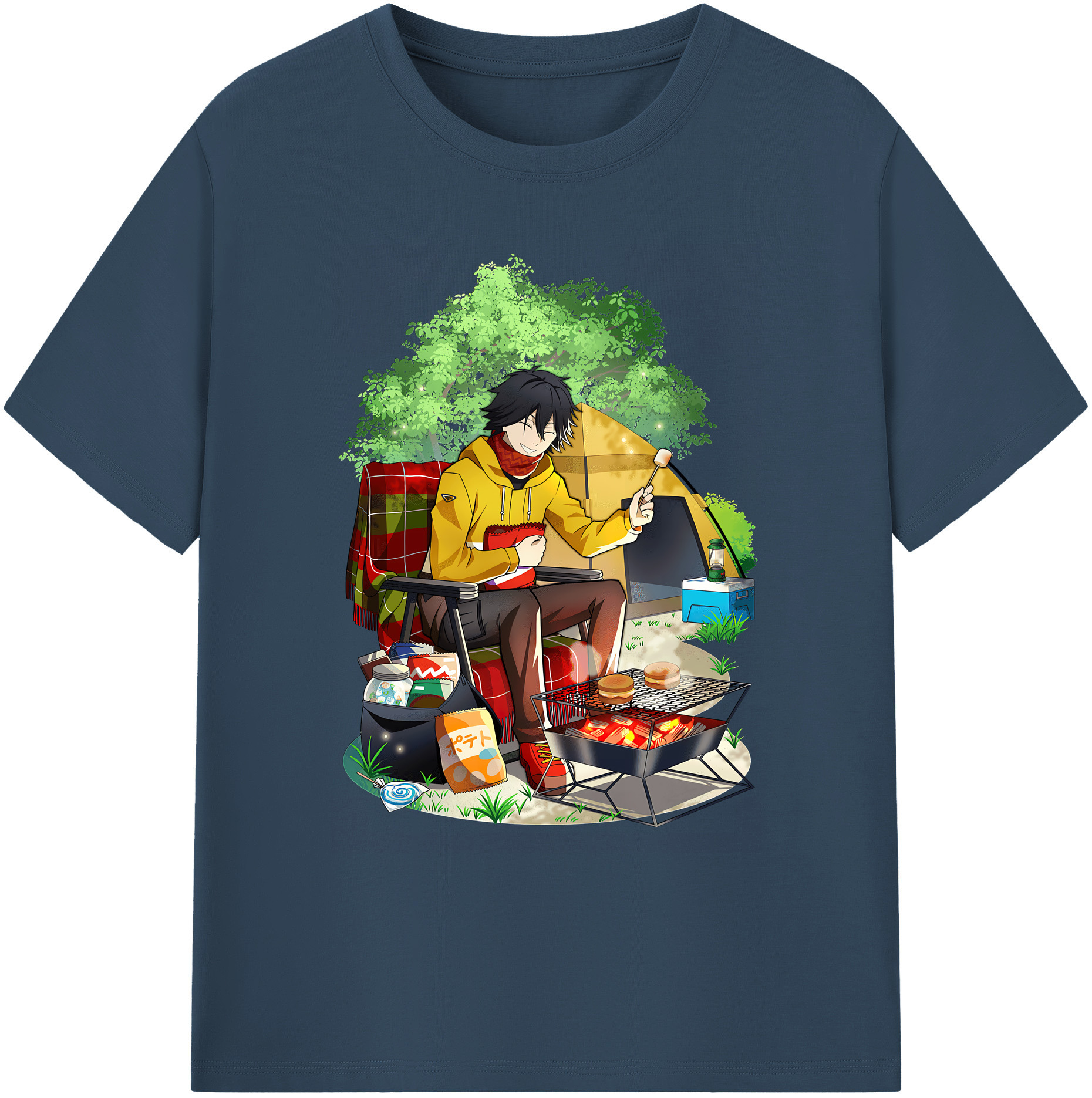 （画像用） 文豪ストレイドッグス Bungo Stray Dogs 綿100％ メンズ半袖Tシャツ｜肌触りやわらか＆通気性