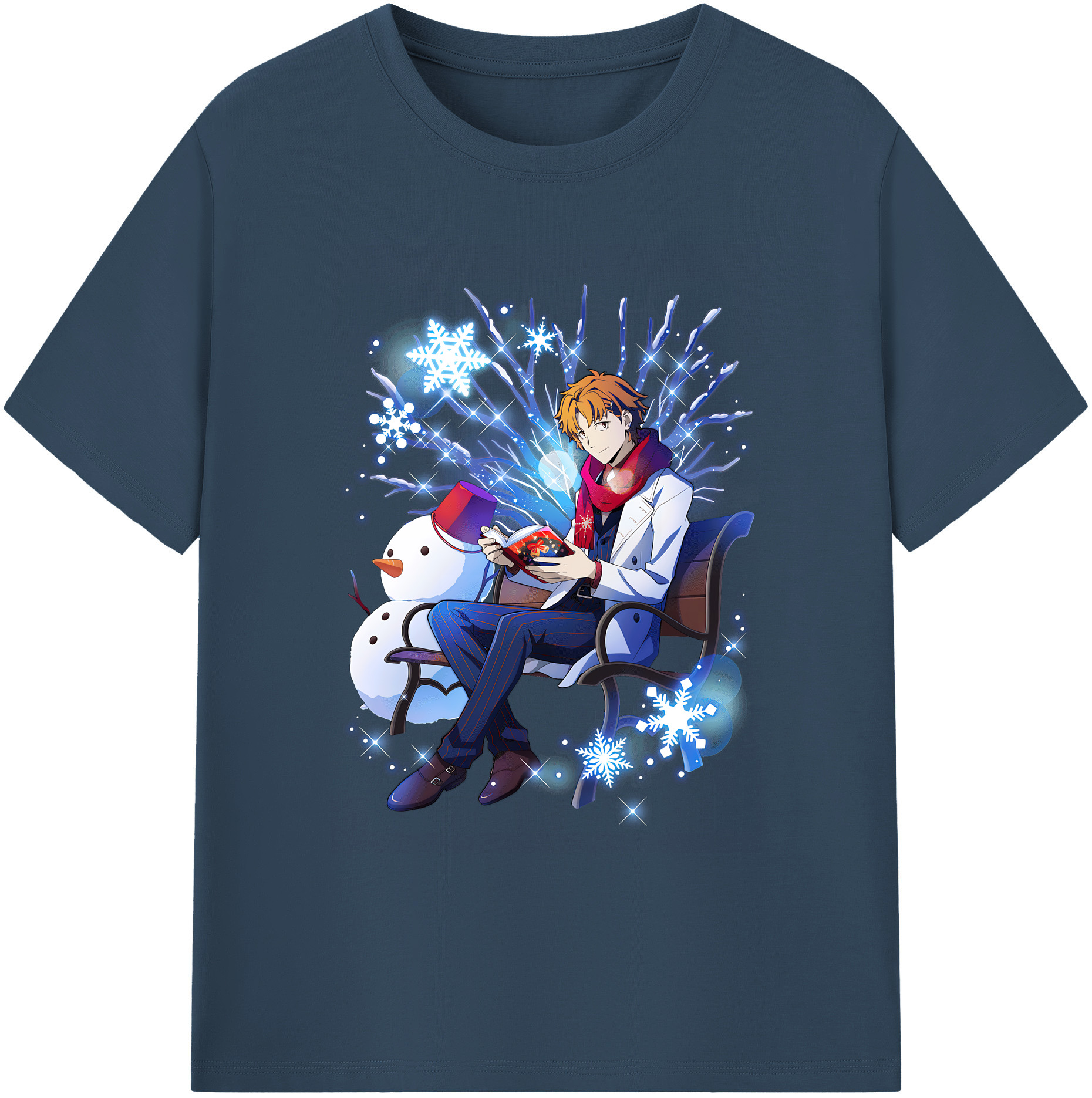 （画像用） 文豪ストレイドッグス Bungo Stray Dogs 綿100％ メンズ半袖Tシャツ｜肌触りやわらか＆通気性