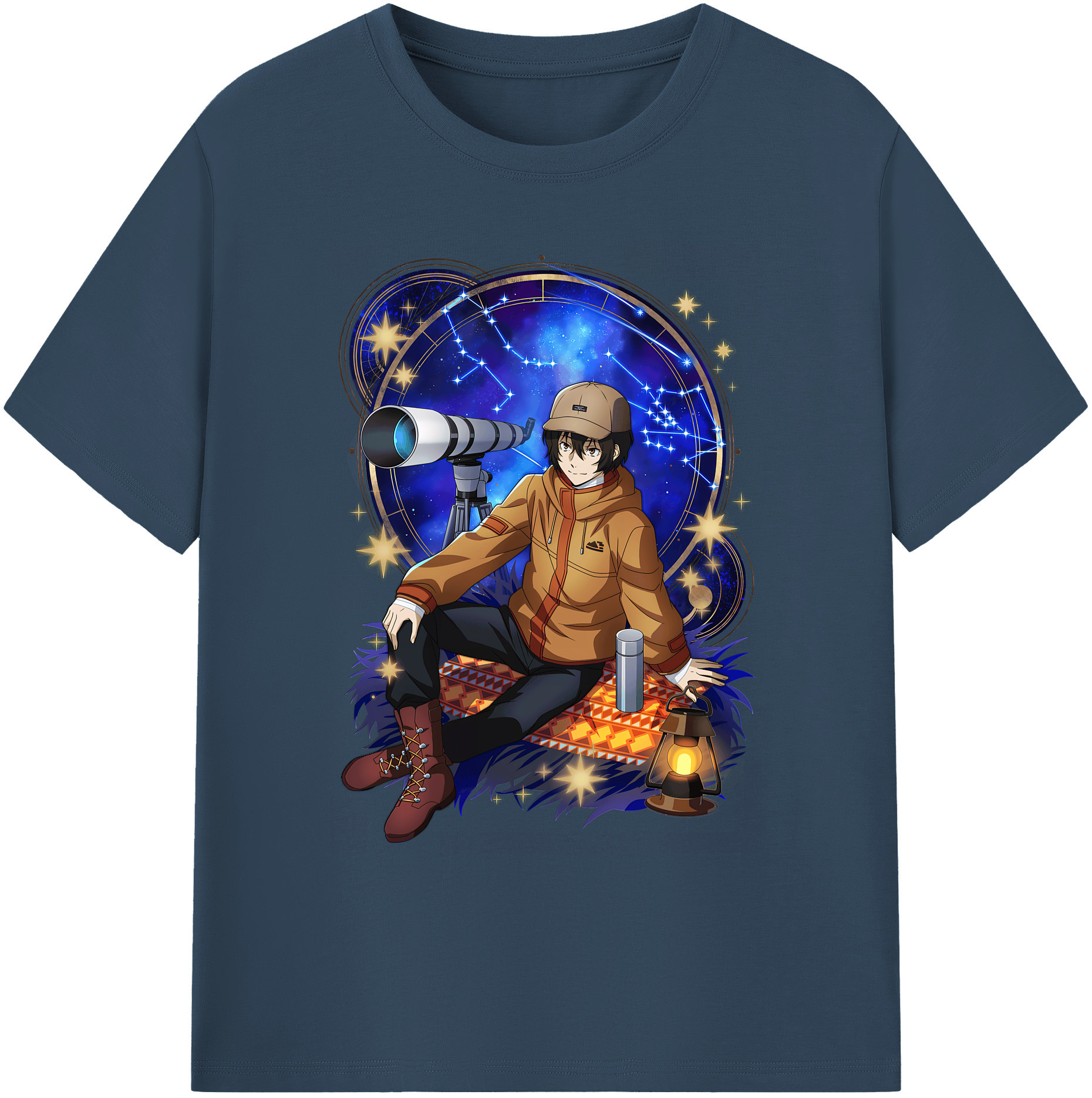 （画像用） 文豪ストレイドッグス Bungo Stray Dogs 綿100％ メンズ半袖Tシャツ｜肌触りやわらか＆通気性