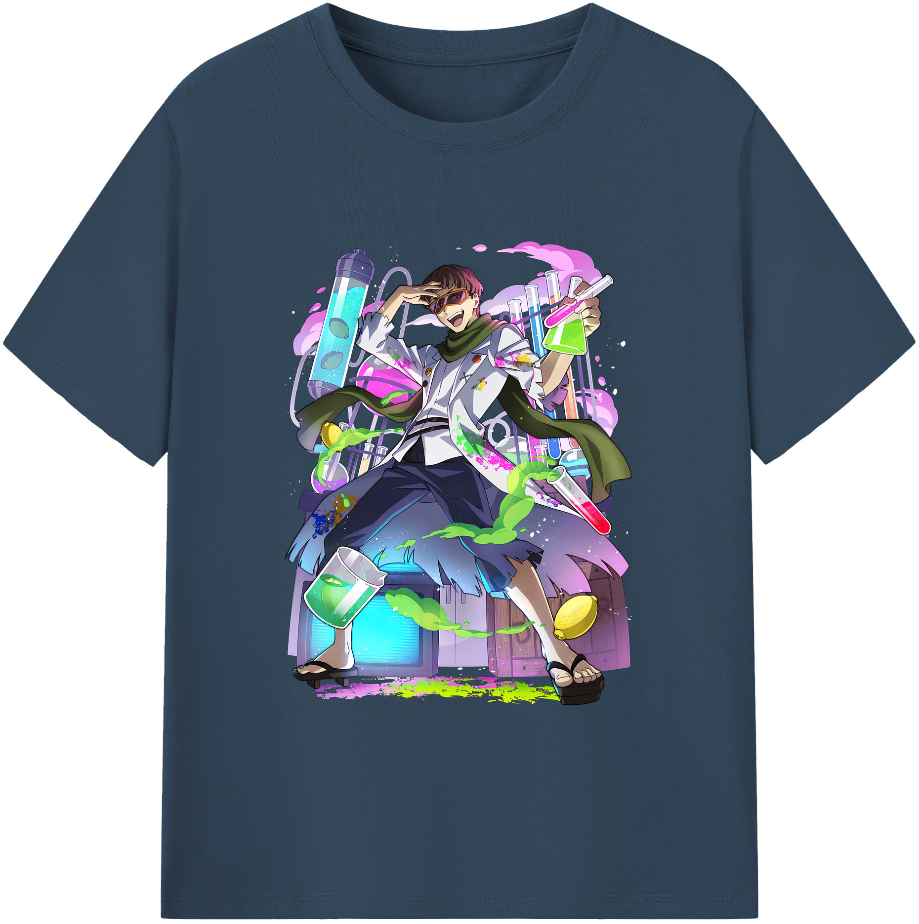 （画像用） 文豪ストレイドッグス Bungo Stray Dogs 綿100％ メンズ半袖Tシャツ｜肌触りやわらか＆通気性