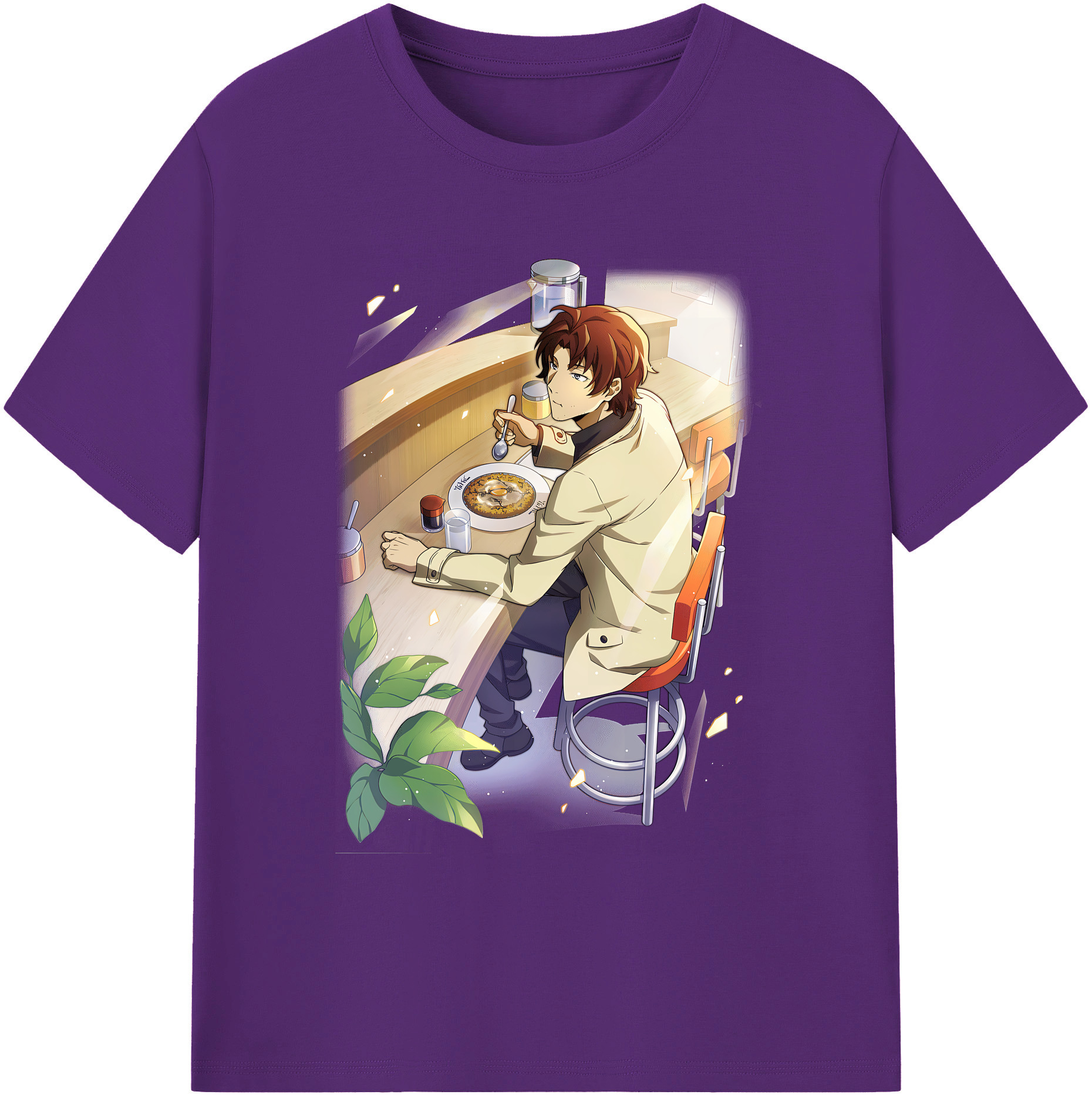 （画像用） 文豪ストレイドッグス Bungo Stray Dogs 綿100％ メンズ半袖Tシャツ｜肌触りやわらか＆通気性