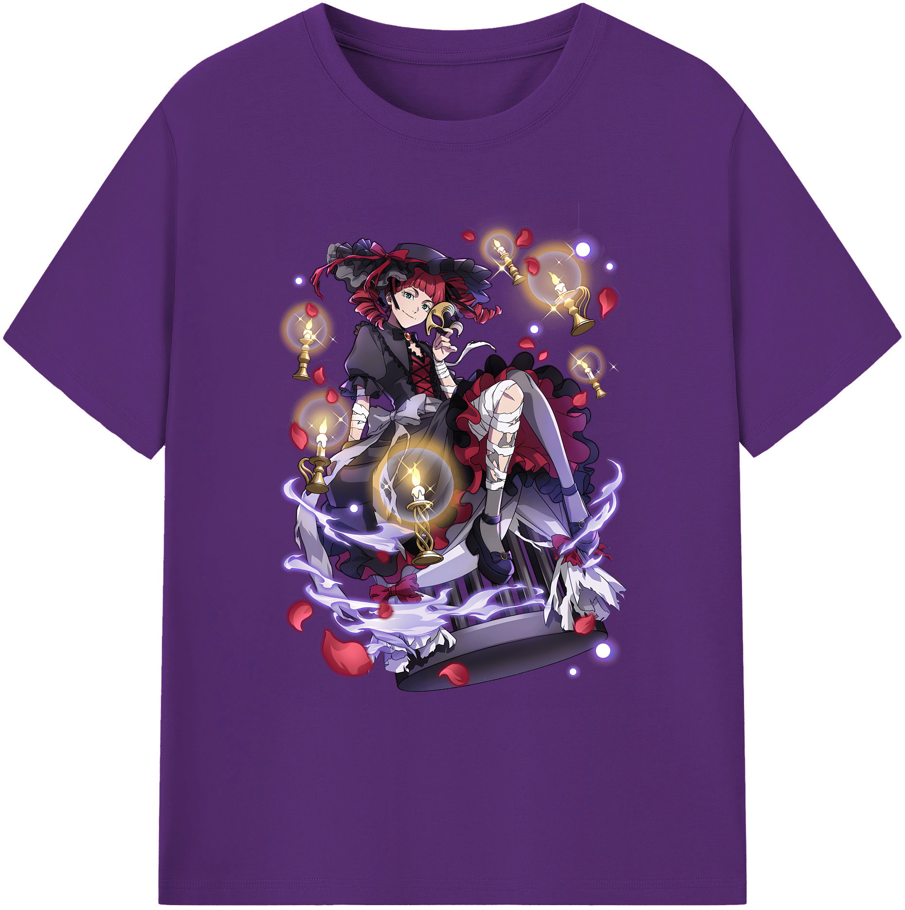 （画像用） 文豪ストレイドッグス Bungo Stray Dogs 綿100％ メンズ半袖Tシャツ｜肌触りやわらか＆通気性