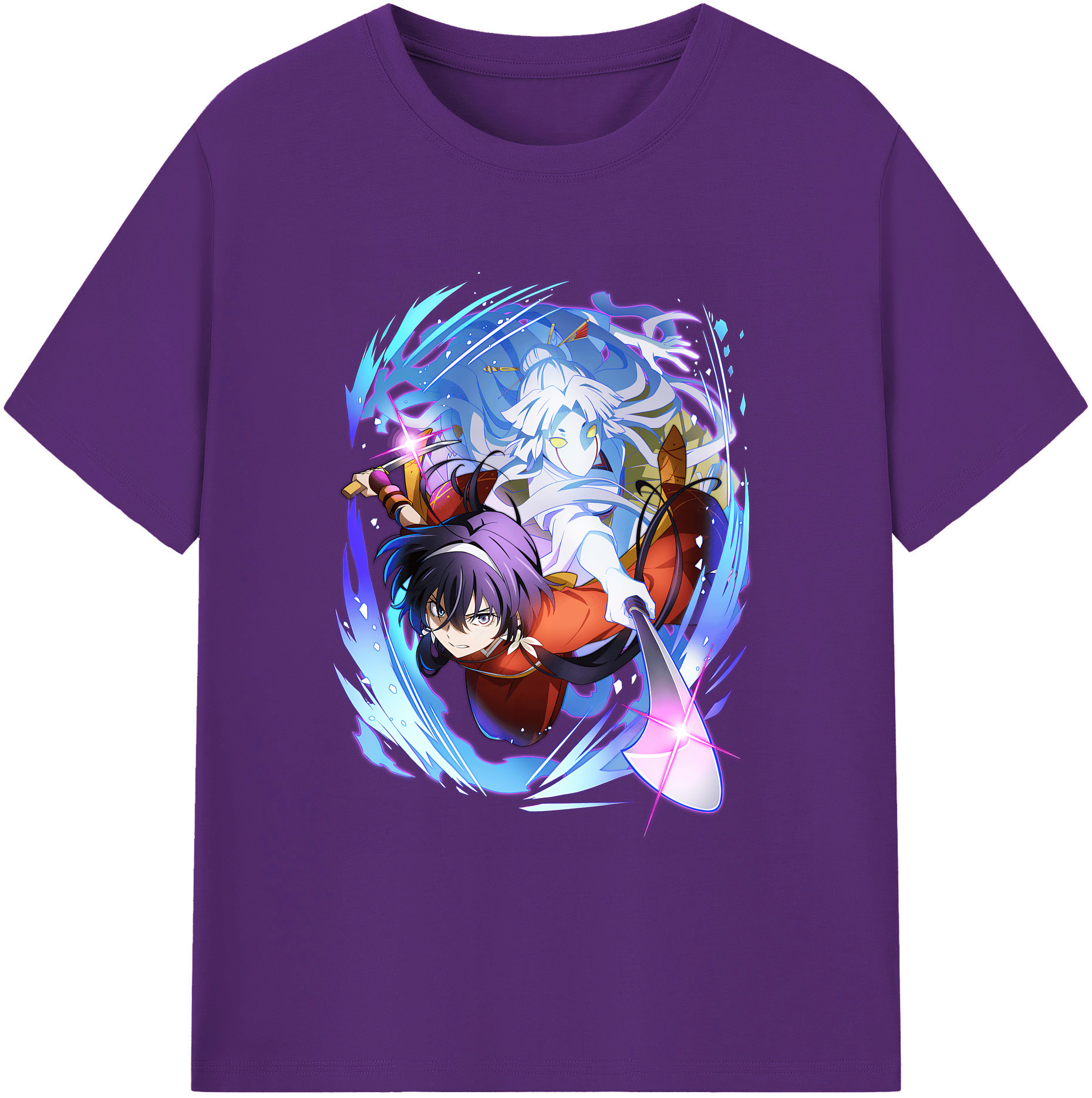 （画像用） 文豪ストレイドッグス Bungo Stray Dogs 綿100％ メンズ半袖Tシャツ｜肌触りやわらか＆通気性
