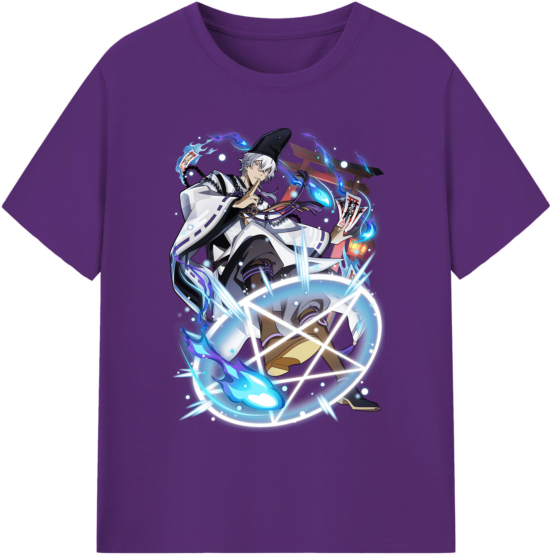 （画像用） 文豪ストレイドッグス Bungo Stray Dogs 綿100％ メンズ半袖Tシャツ｜肌触りやわらか＆通気性