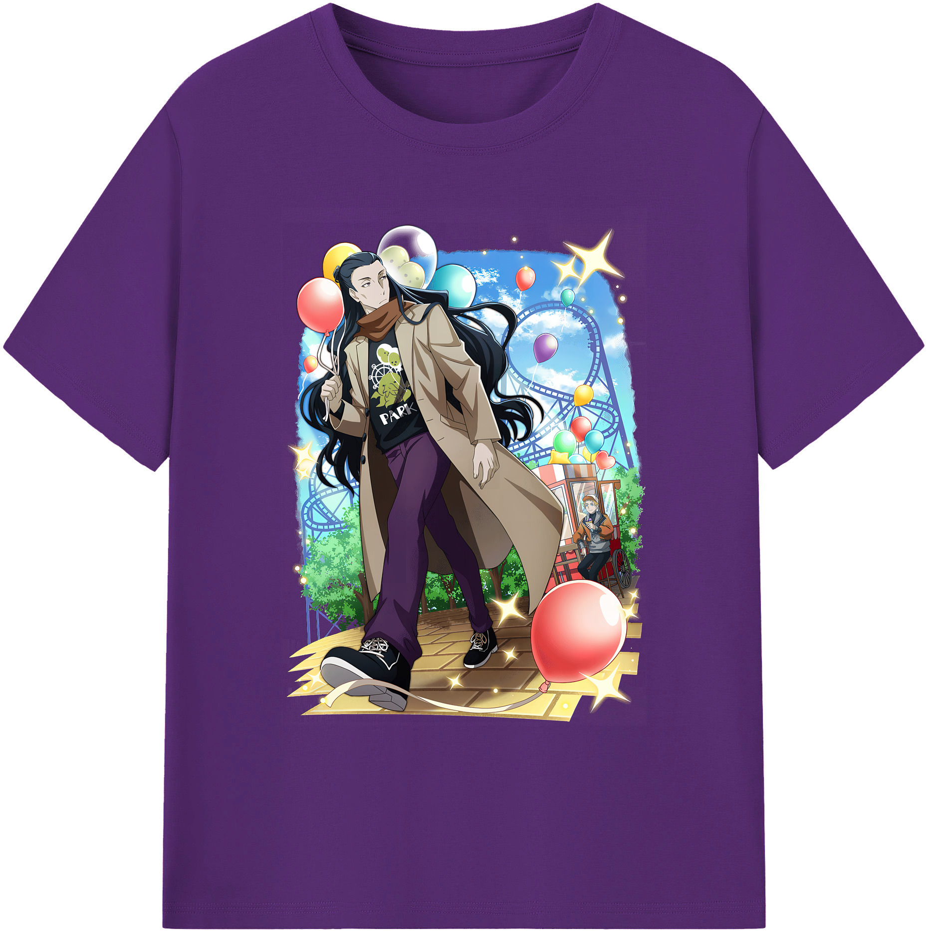 （画像用） 文豪ストレイドッグス Bungo Stray Dogs 綿100％ メンズ半袖Tシャツ｜肌触りやわらか＆通気性