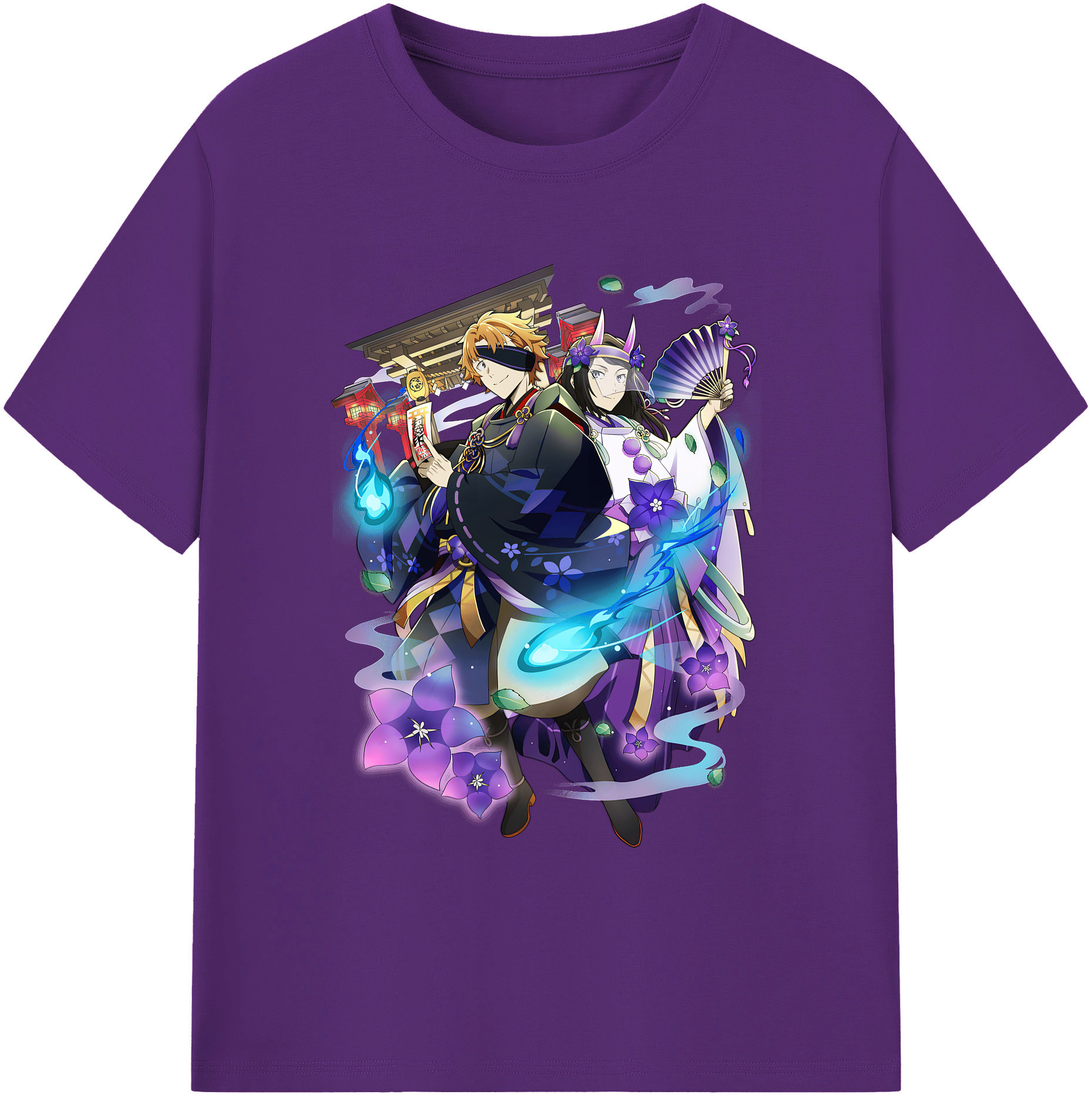 （画像用） 文豪ストレイドッグス Bungo Stray Dogs 綿100％ メンズ半袖Tシャツ｜肌触りやわらか＆通気性