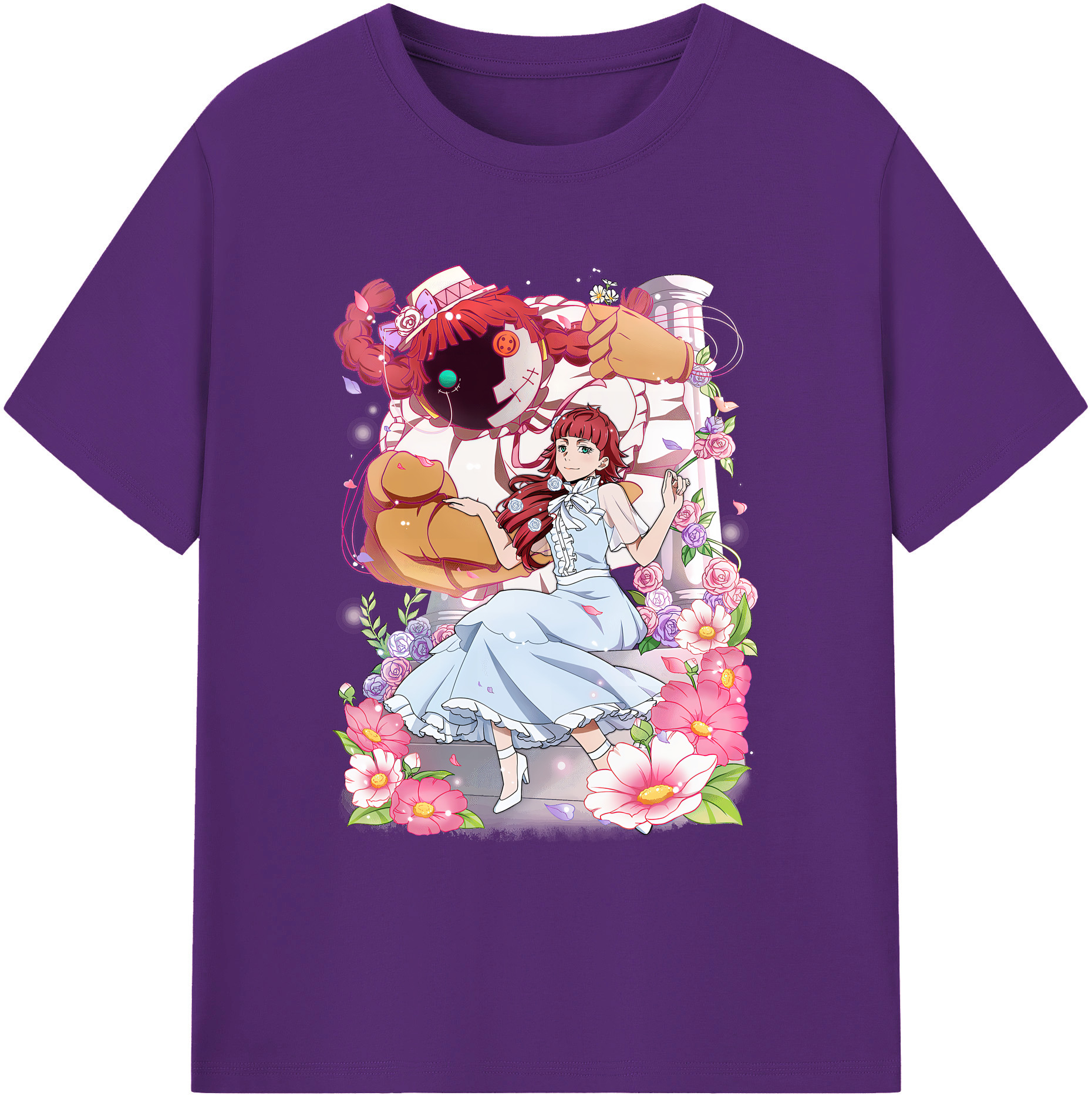 （画像用） 文豪ストレイドッグス Bungo Stray Dogs 綿100％ メンズ半袖Tシャツ｜肌触りやわらか＆通気性