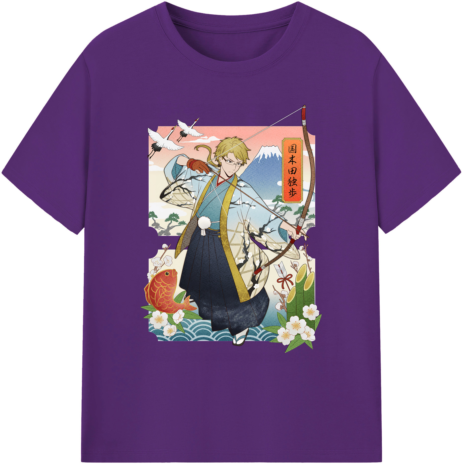 （画像用） 文豪ストレイドッグス Bungo Stray Dogs 綿100％ メンズ半袖Tシャツ｜肌触りやわらか＆通気性