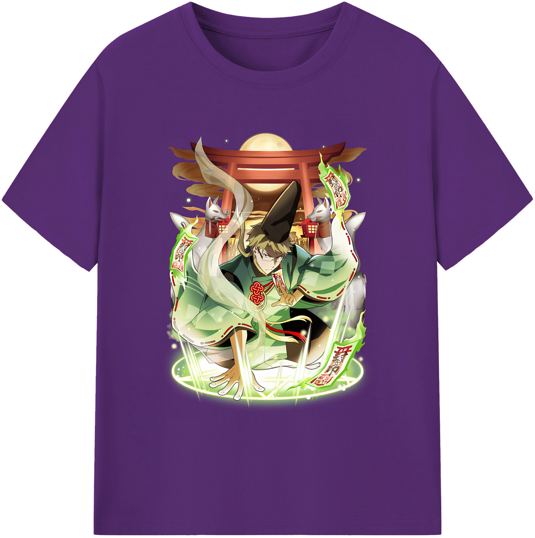 （画像用） 文豪ストレイドッグス Bungo Stray Dogs 綿100％ メンズ半袖Tシャツ｜肌触りやわらか＆通気性