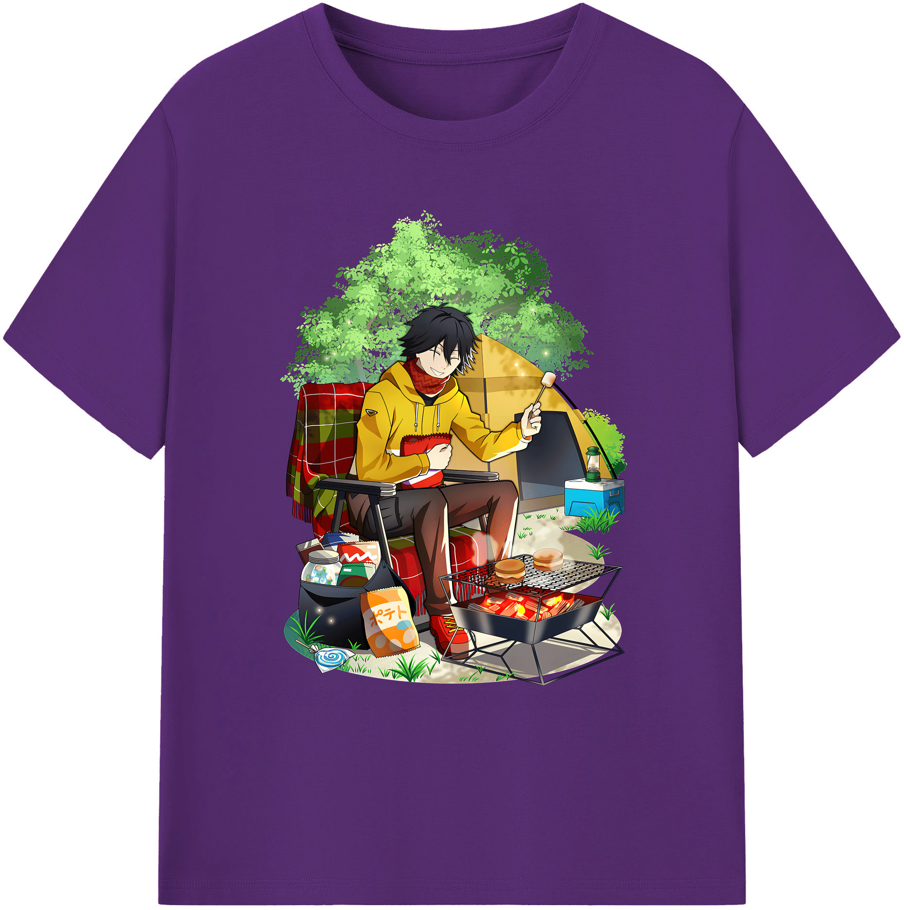（画像用） 文豪ストレイドッグス Bungo Stray Dogs 綿100％ メンズ半袖Tシャツ｜肌触りやわらか＆通気性
