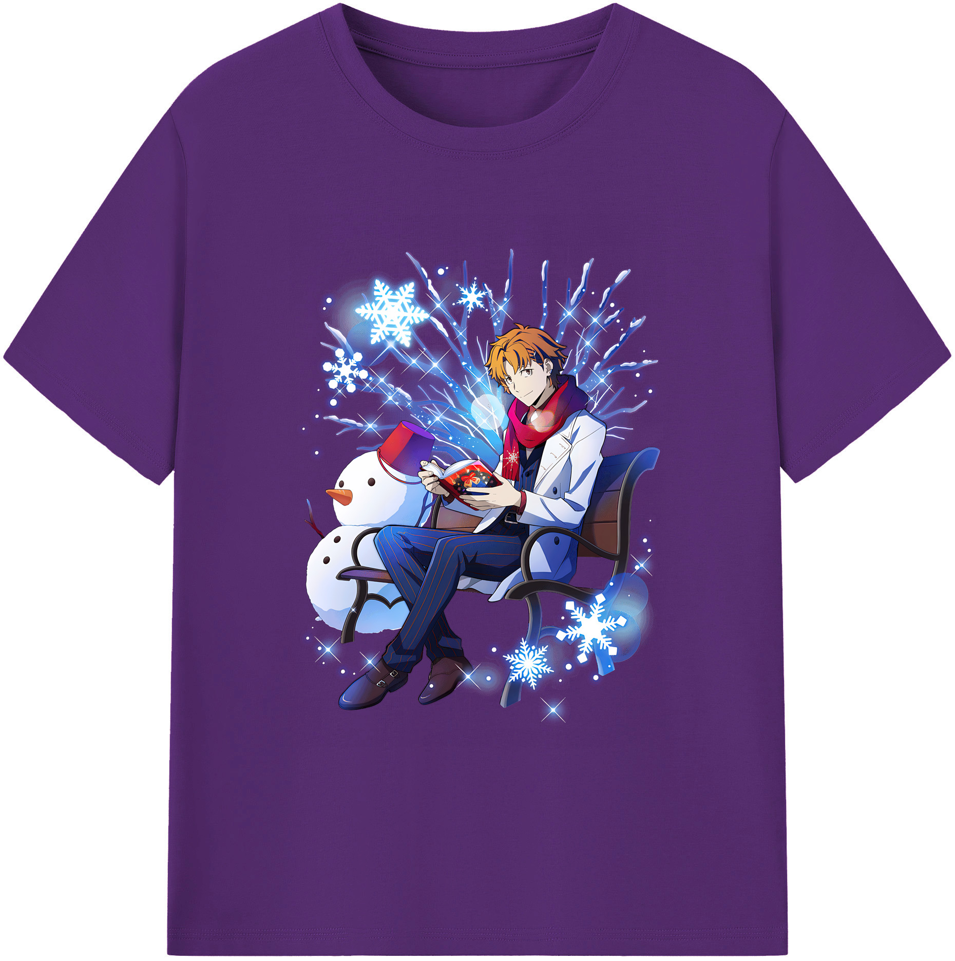 （画像用） 文豪ストレイドッグス Bungo Stray Dogs 綿100％ メンズ半袖Tシャツ｜肌触りやわらか＆通気性