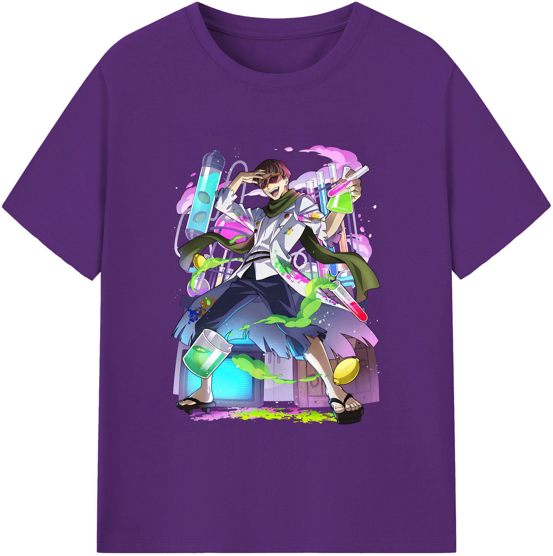 （画像用） 文豪ストレイドッグス Bungo Stray Dogs 綿100％ メンズ半袖Tシャツ｜肌触りやわらか＆通気性