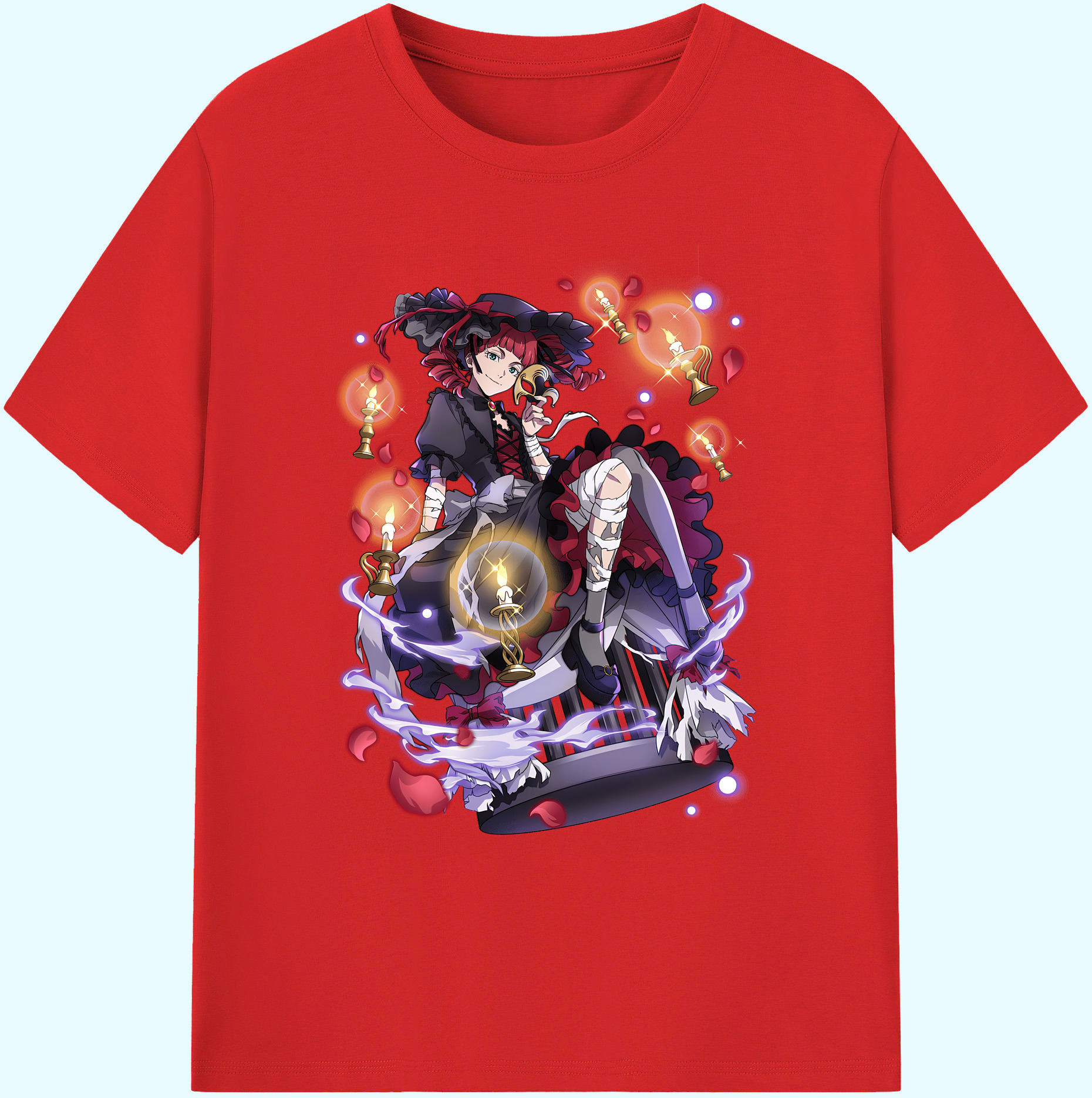 （画像用） 文豪ストレイドッグス Bungo Stray Dogs 綿100％ メンズ半袖Tシャツ｜肌触りやわらか＆通気性