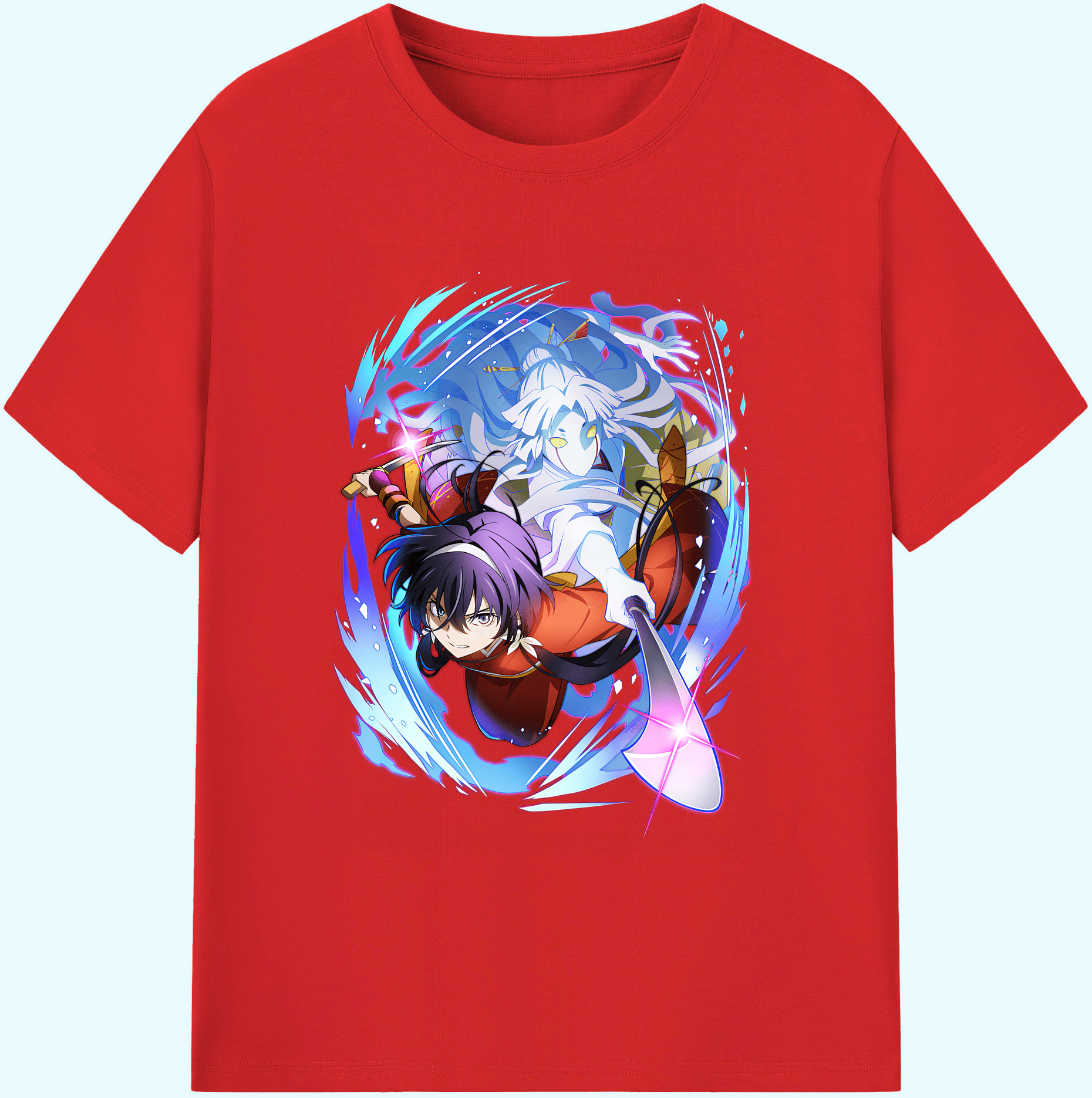 （画像用） 文豪ストレイドッグス Bungo Stray Dogs 綿100％ メンズ半袖Tシャツ｜肌触りやわらか＆通気性