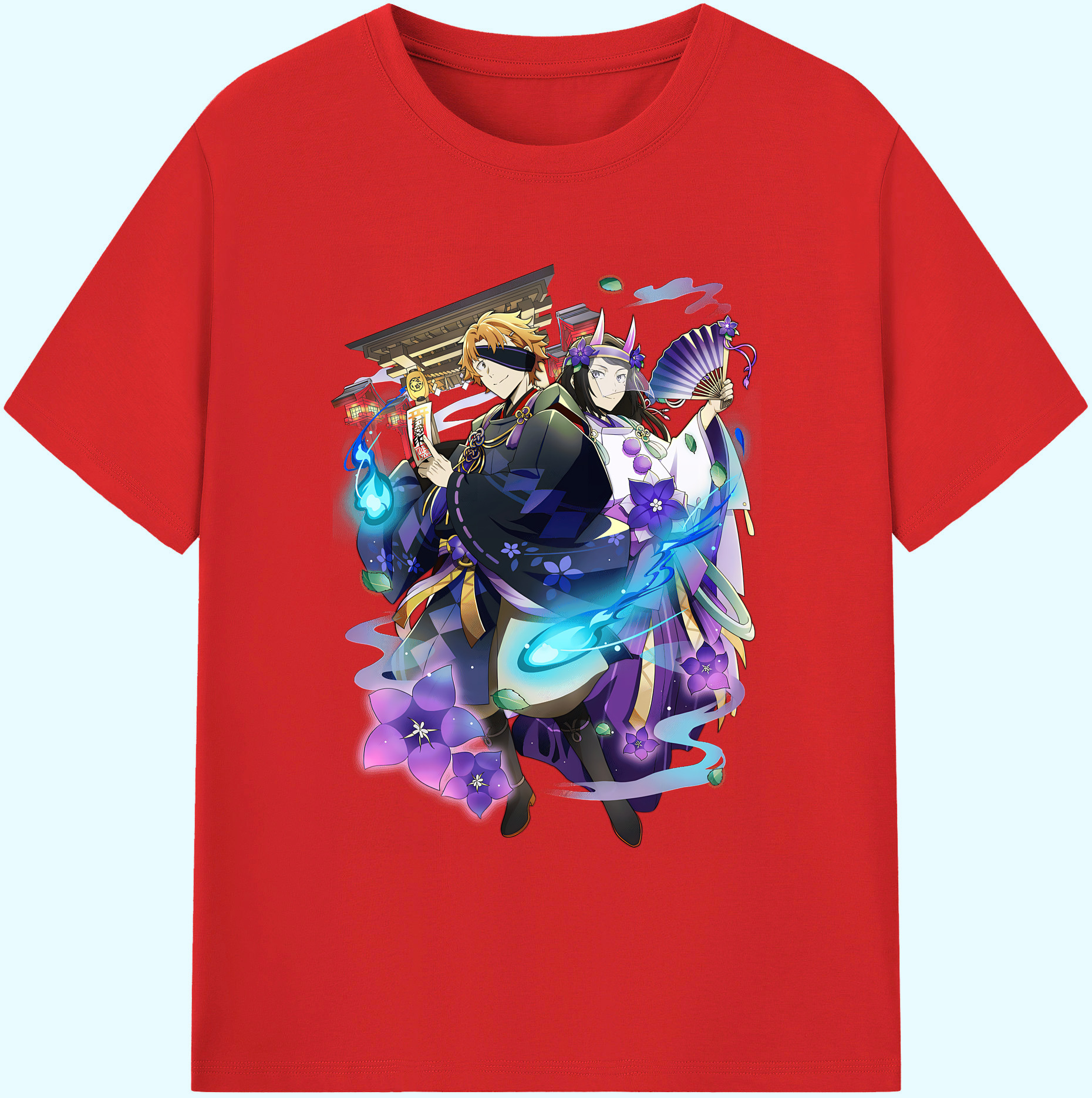 （画像用） 文豪ストレイドッグス Bungo Stray Dogs 綿100％ メンズ半袖Tシャツ｜肌触りやわらか＆通気性